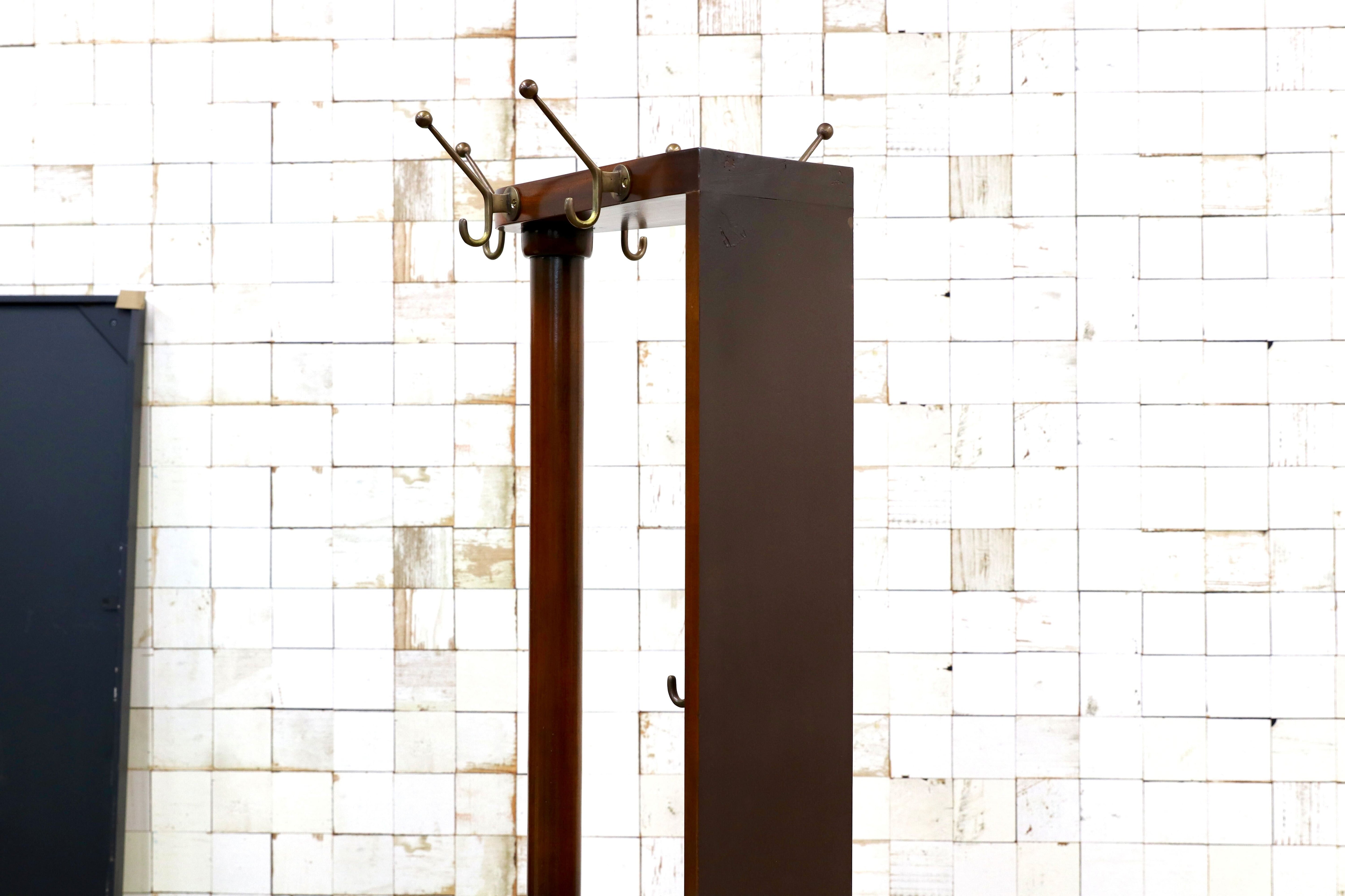 GMIO69A○JANSEN FURNITURE / ジャンセン オランダ ホールスタンド アンティーク 家具 スタンド ポールラック 定価15.6万