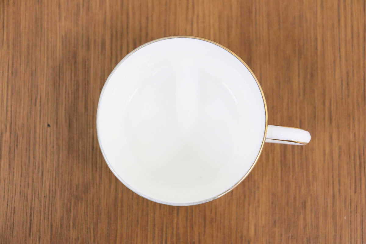 GMJO137N◯Noritake / ノリタケ ミュージアムコレクション カップ&ソーサー 1客 4点セット 予備ソーサー デザート皿 小皿 花柄 金彩