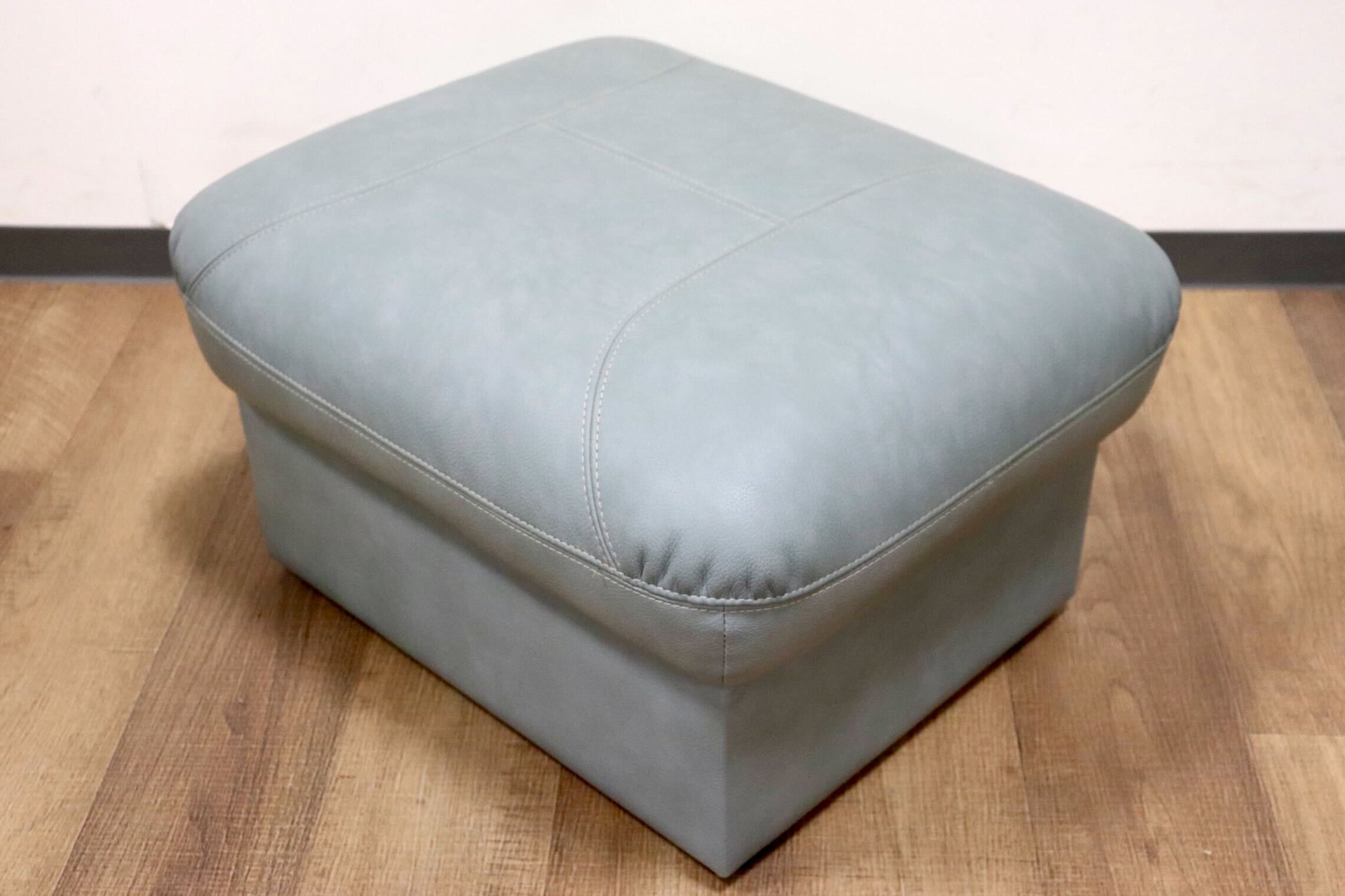 GMGK260B○浜本工芸 / HAMAMOTO 2人掛けソファ ラブソファ 長椅子 本革 オットマン フットスツール 楢材 国産家具 モダン