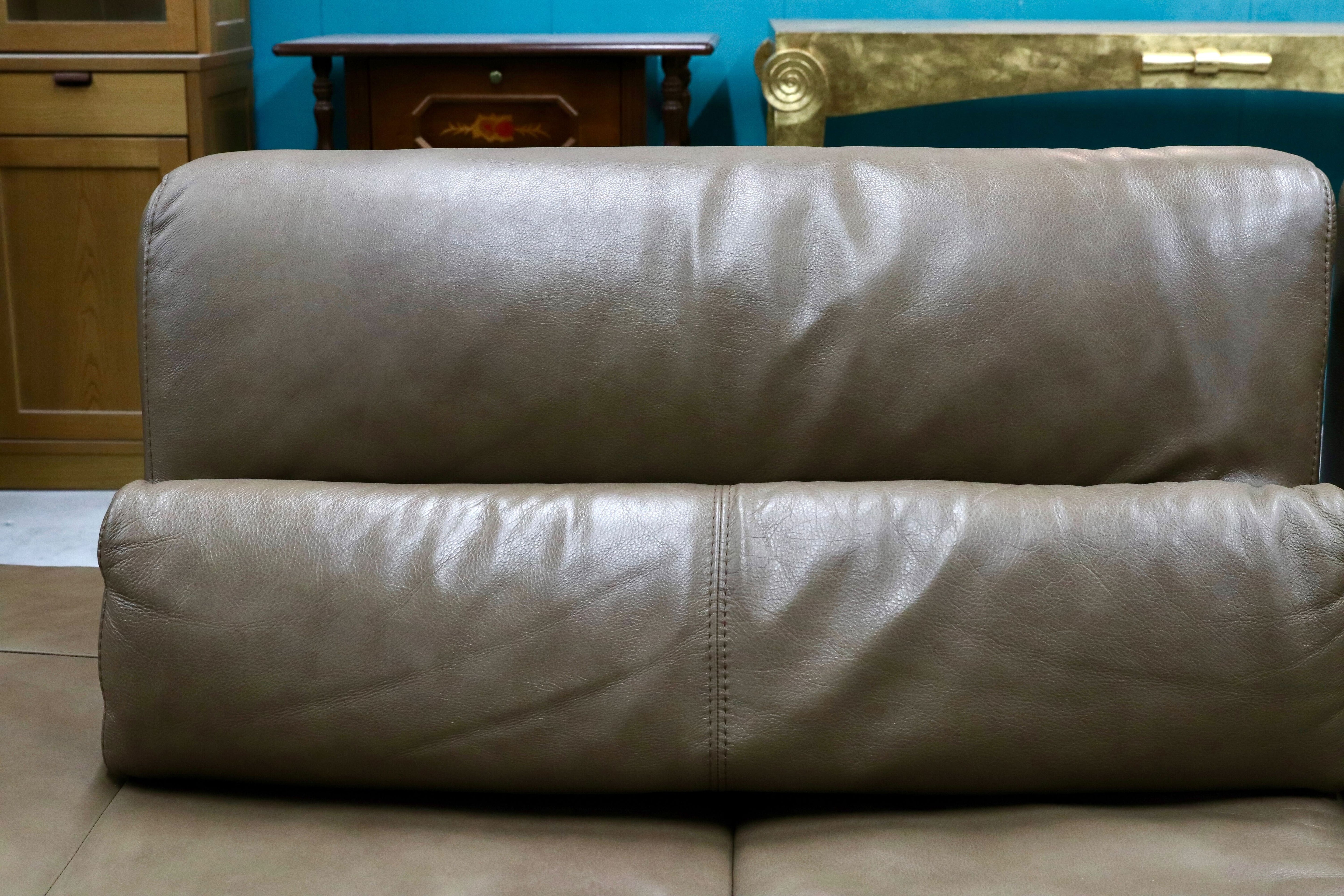 GMHN202○niccoline / ニコライン 本革 レザー カウチソファ 背もたれ可動式 イタリア製 高級家具 モダン 検)cassina b&b arflex