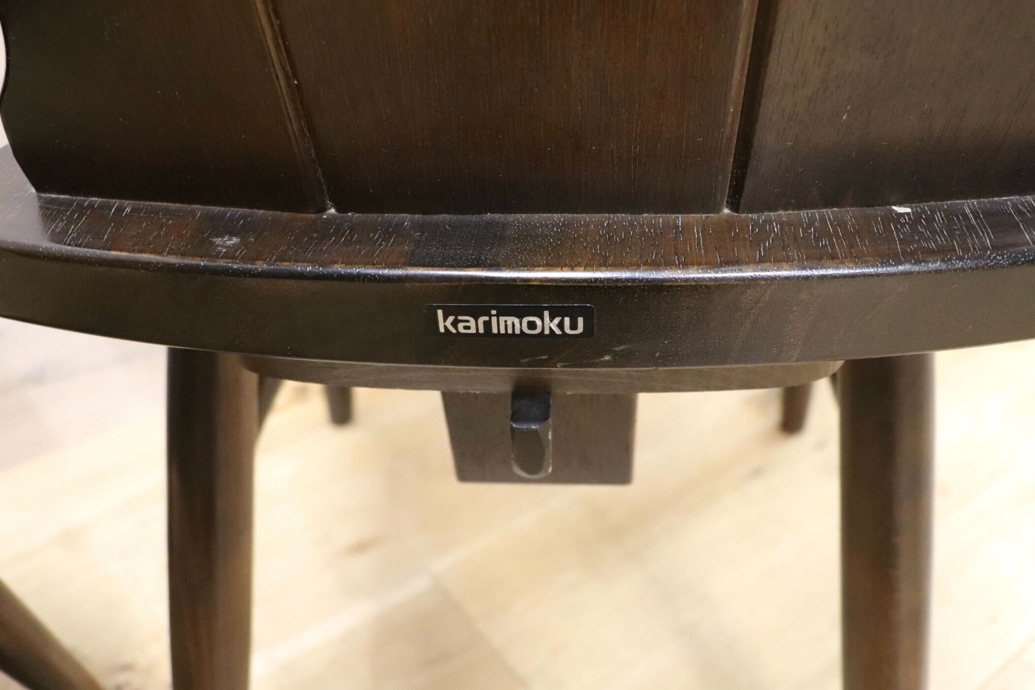 GMHK825A○karimoku / カリモク RUSTIC ルスティック 椅子 チェア 2脚セット ダイニングチェア ヴィンテージ 国産家具