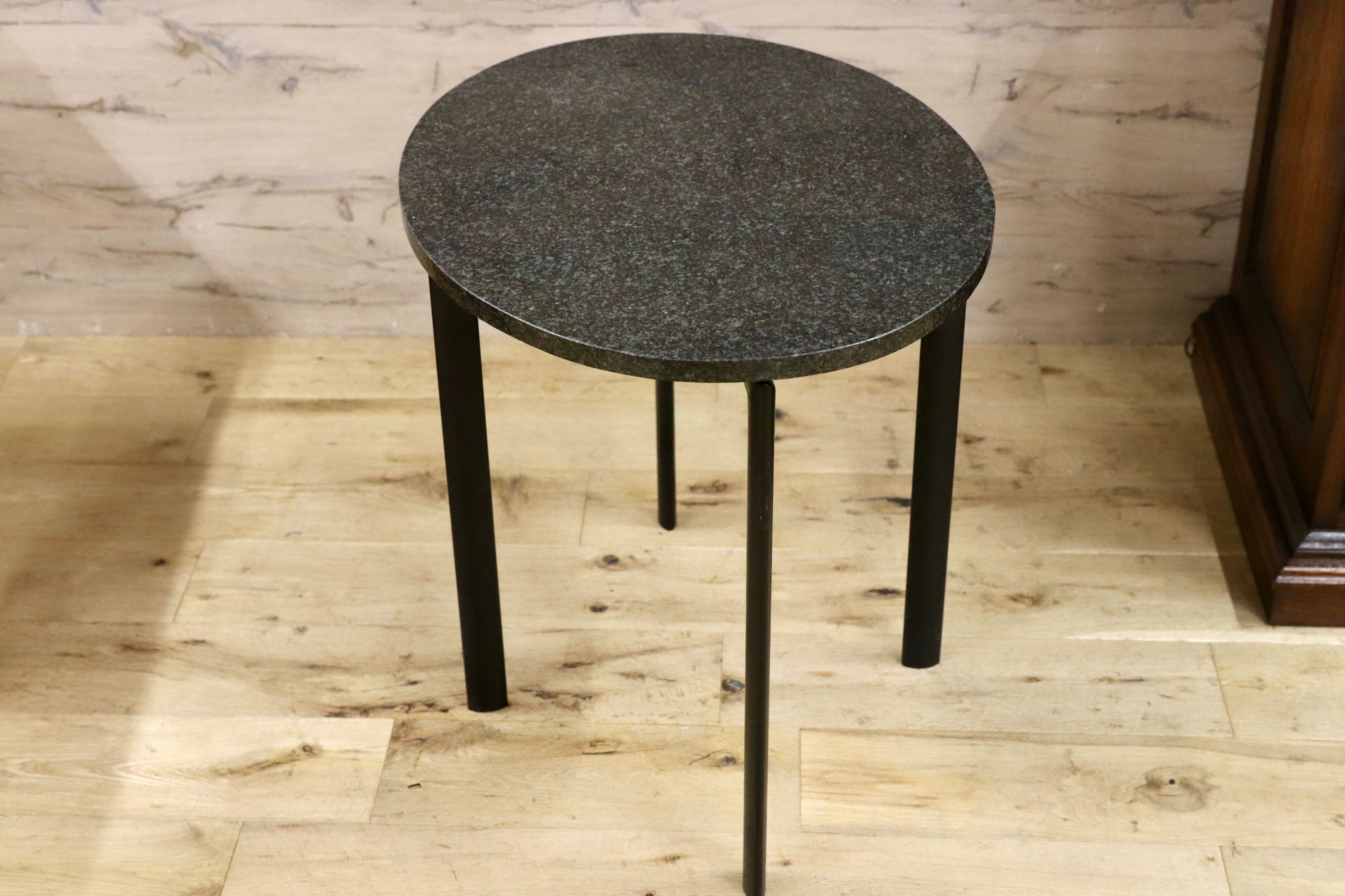 GMIK321○御影石 ストーンテーブル サイドテーブル コーヒーテーブル 花台 飾り台 クラシック 和モダン ※引取り推奨