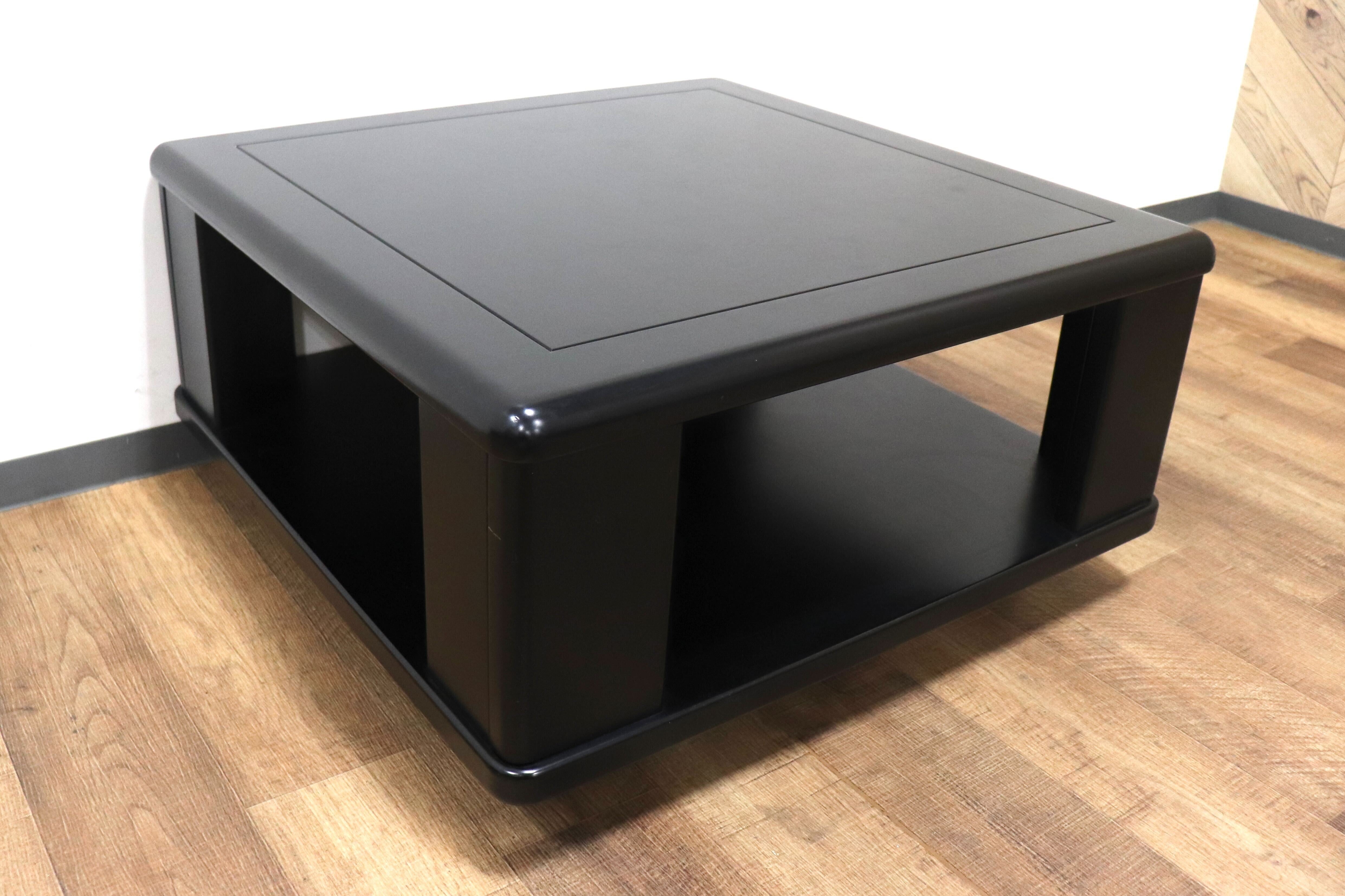 GMHH98D○karimoku / カリモク センターテーブル ローテーブル リビングテーブル 応接 机 座卓 テーブル ブラック 国産家具 アンティーク