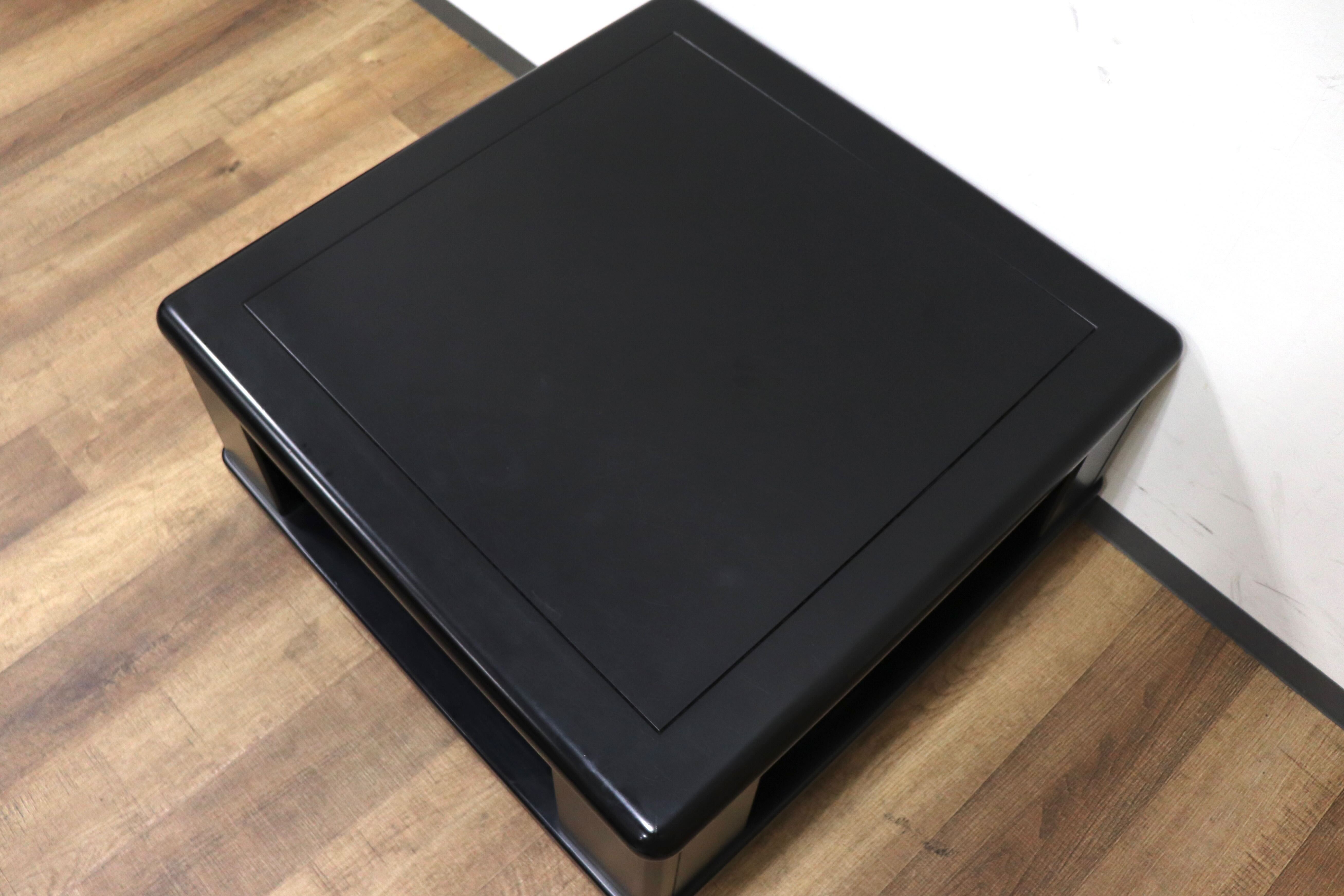 GMHH98D○karimoku / カリモク センターテーブル ローテーブル リビングテーブル 応接 机 座卓 テーブル ブラック 国産家具 アンティーク