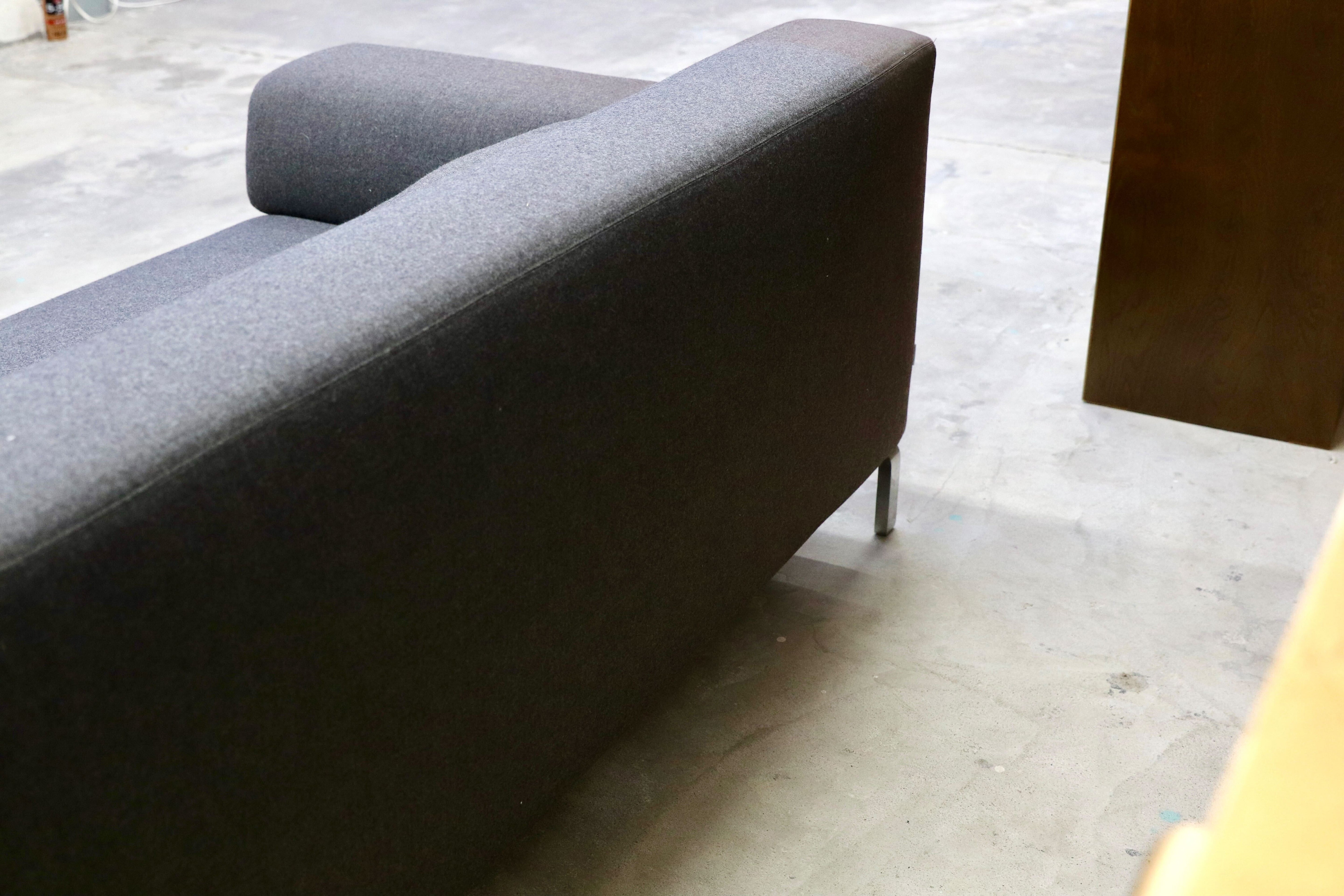 GMHS530○zanotta / ザノッタ Greg グレッグ 2人掛けソファ ラブソファ ファブリック イタリアモダン エマフ・プロジェッティ 約80万 稀少