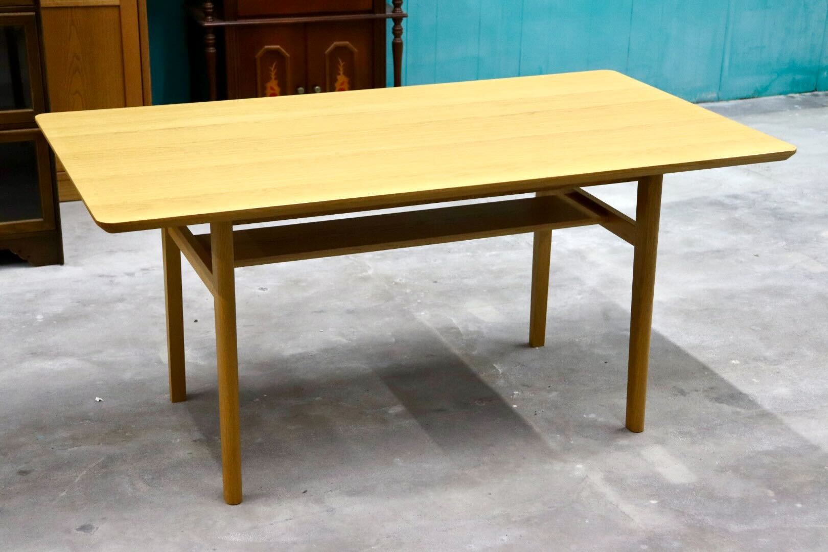 GMHK501○unico / ウニコ LOM ロム ダイニングテーブル 食卓テーブル 作業台 ナチュラル 北欧スタイル オーク材 定価約7万 展示品