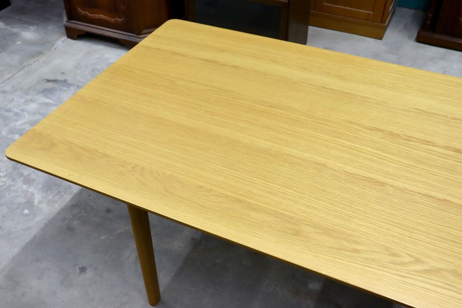 GMHK501○unico / ウニコ LOM ロム ダイニングテーブル 食卓テーブル 作業台 ナチュラル 北欧スタイル オーク材 定価約7万 展示品