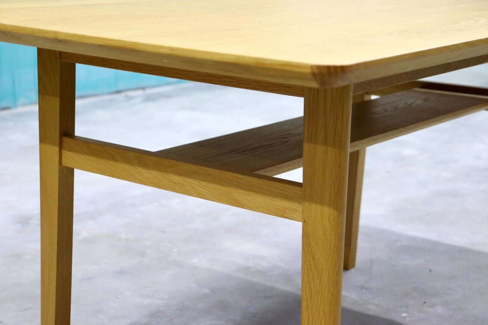 GMHK501○unico / ウニコ LOM ロム ダイニングテーブル 食卓テーブル 作業台 ナチュラル 北欧スタイル オーク材 定価約7万 展示品