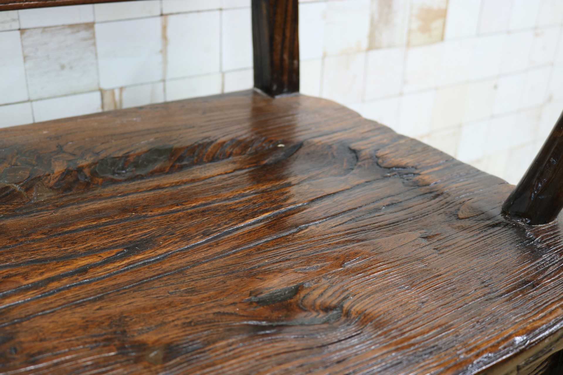 GMIS291B○アジアンリゾート ヴィンテージ ウッドチェア アームチェア ダイニングチェア 椅子 和モダン 民藝風 レトロ チェア