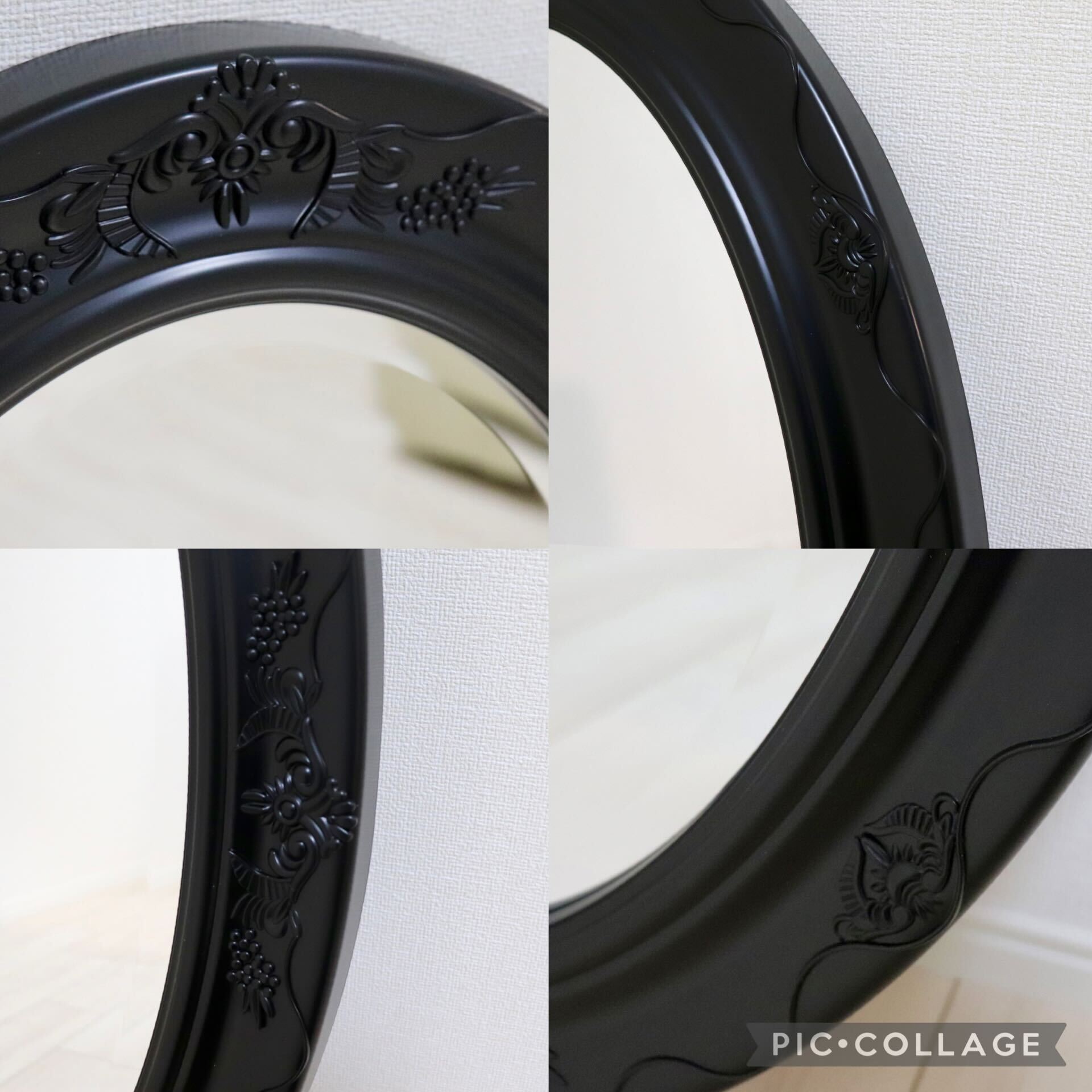 GMIK745O○ウォールミラー 壁掛け鏡 姿見 壁掛ミラー全身鏡 立て掛けミラー 鏡 クラシック調