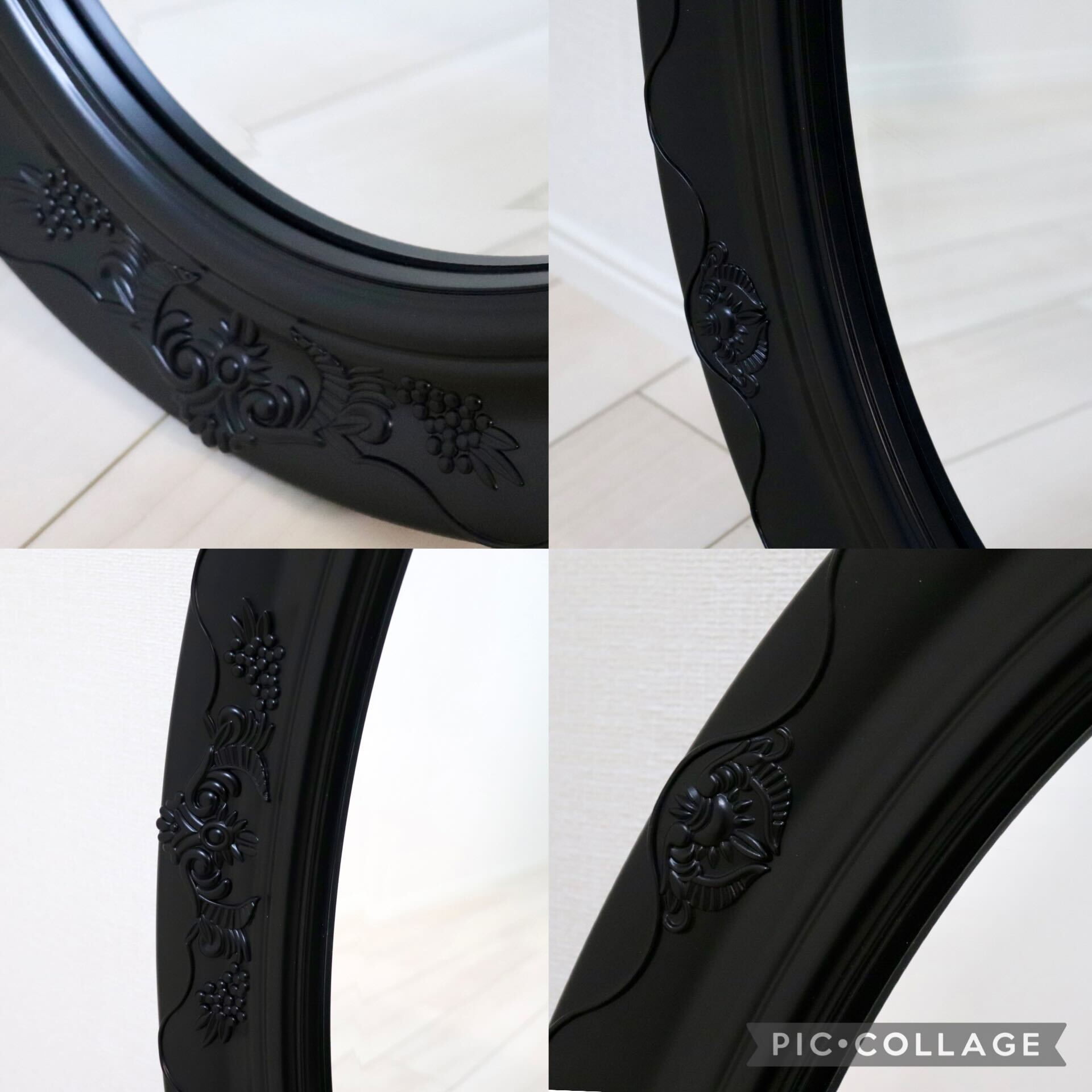 GMIK745O○ウォールミラー 壁掛け鏡 姿見 壁掛ミラー全身鏡 立て掛けミラー 鏡 クラシック調