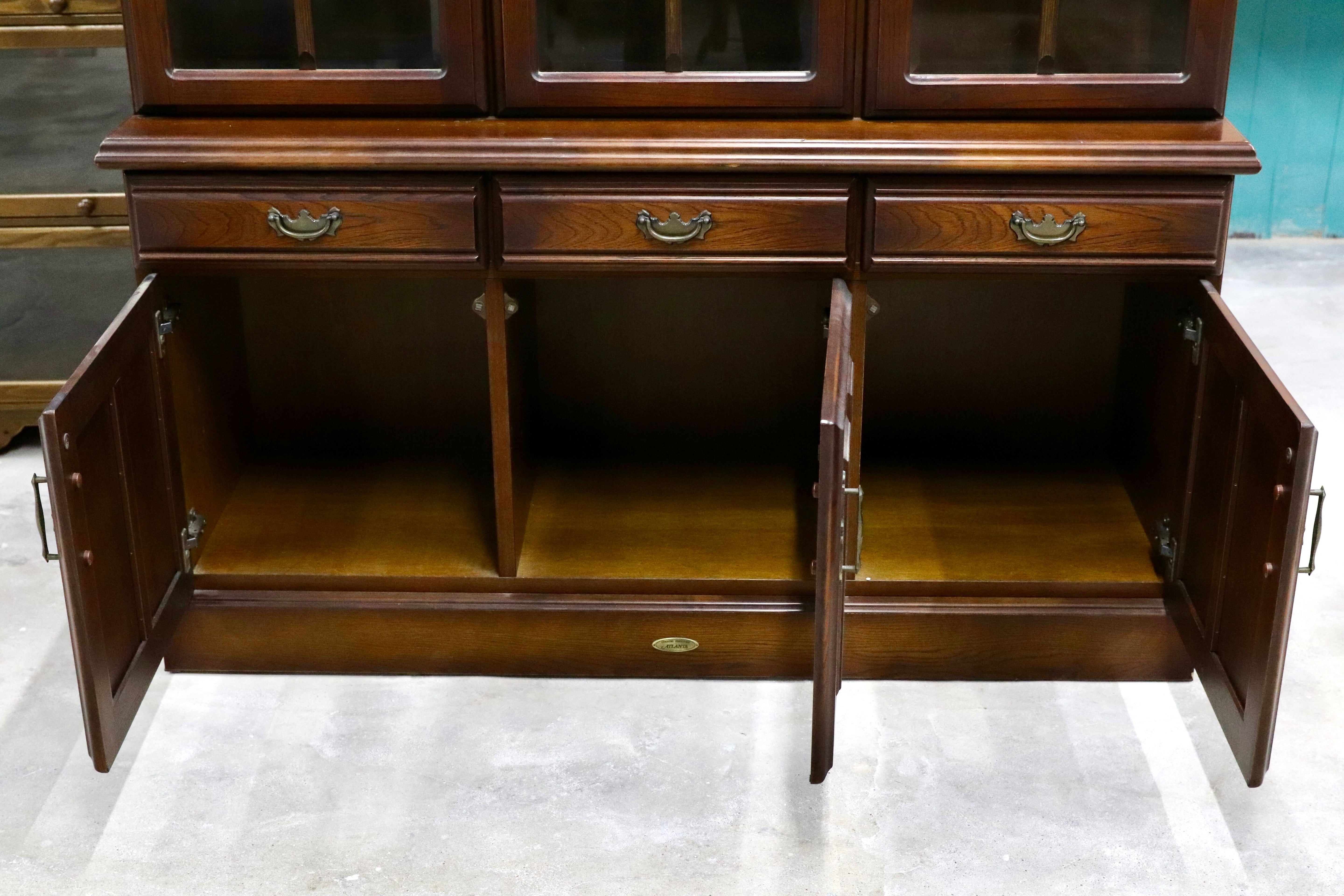 GMHS528○ATLANTA / アトランタ IDF太田長 食器棚 飾り棚 キャビネット 水屋棚 アーリーアメリカン クラシック アンティーク調