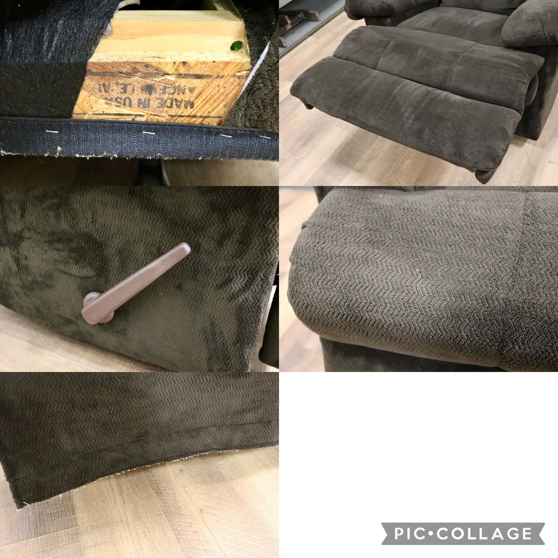 GMGN230○ASHLEY / アシュレイ Foxfield リクライニングチェア 1人掛けソファ ロッキングチェア スエード調ファブリック US モダン 約35万