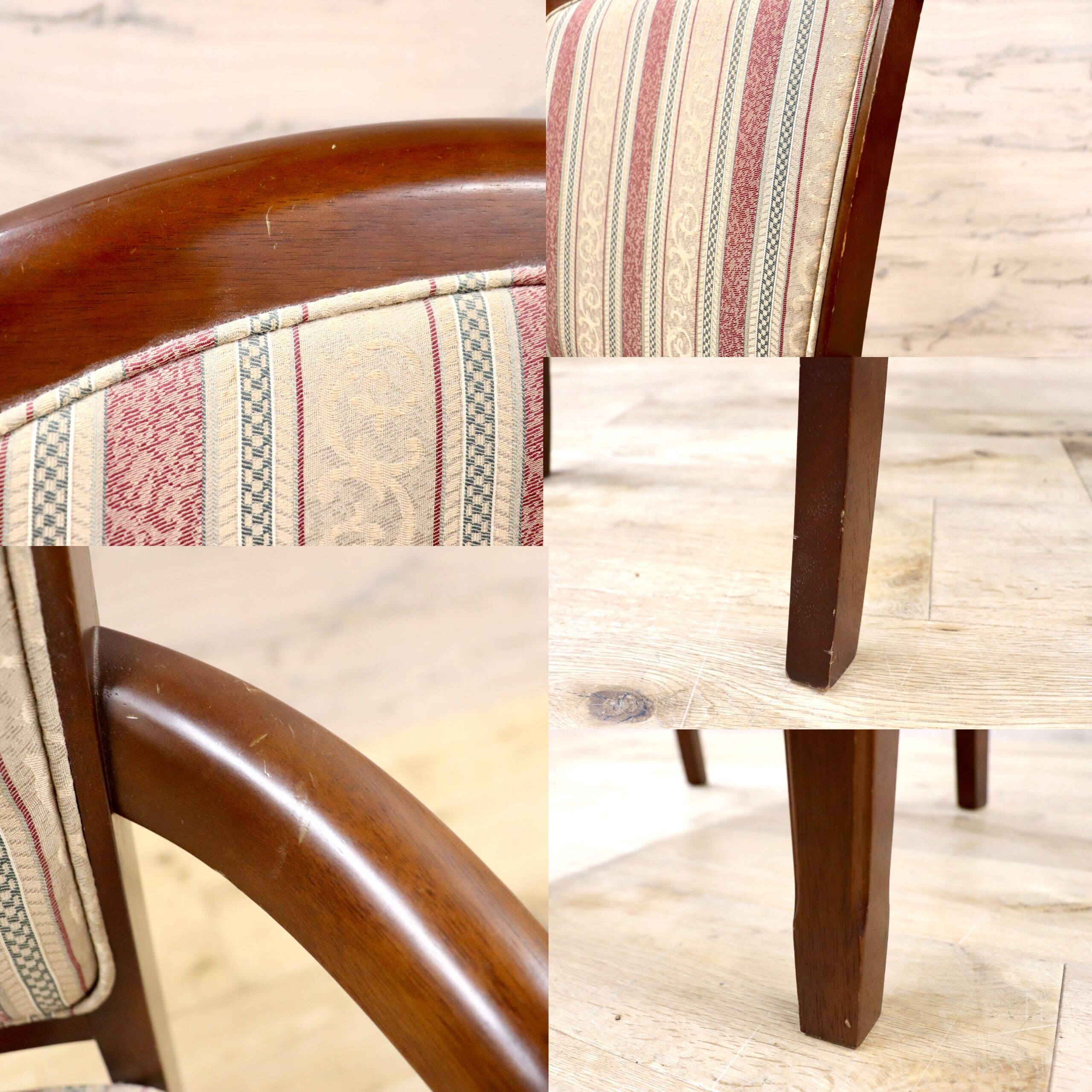 GMIH232A○maruni / マルニ 地中海シリーズ レティーロ2 チェア ダイニングチェア アームチェア クラシック ヨーロピアン ファブリック