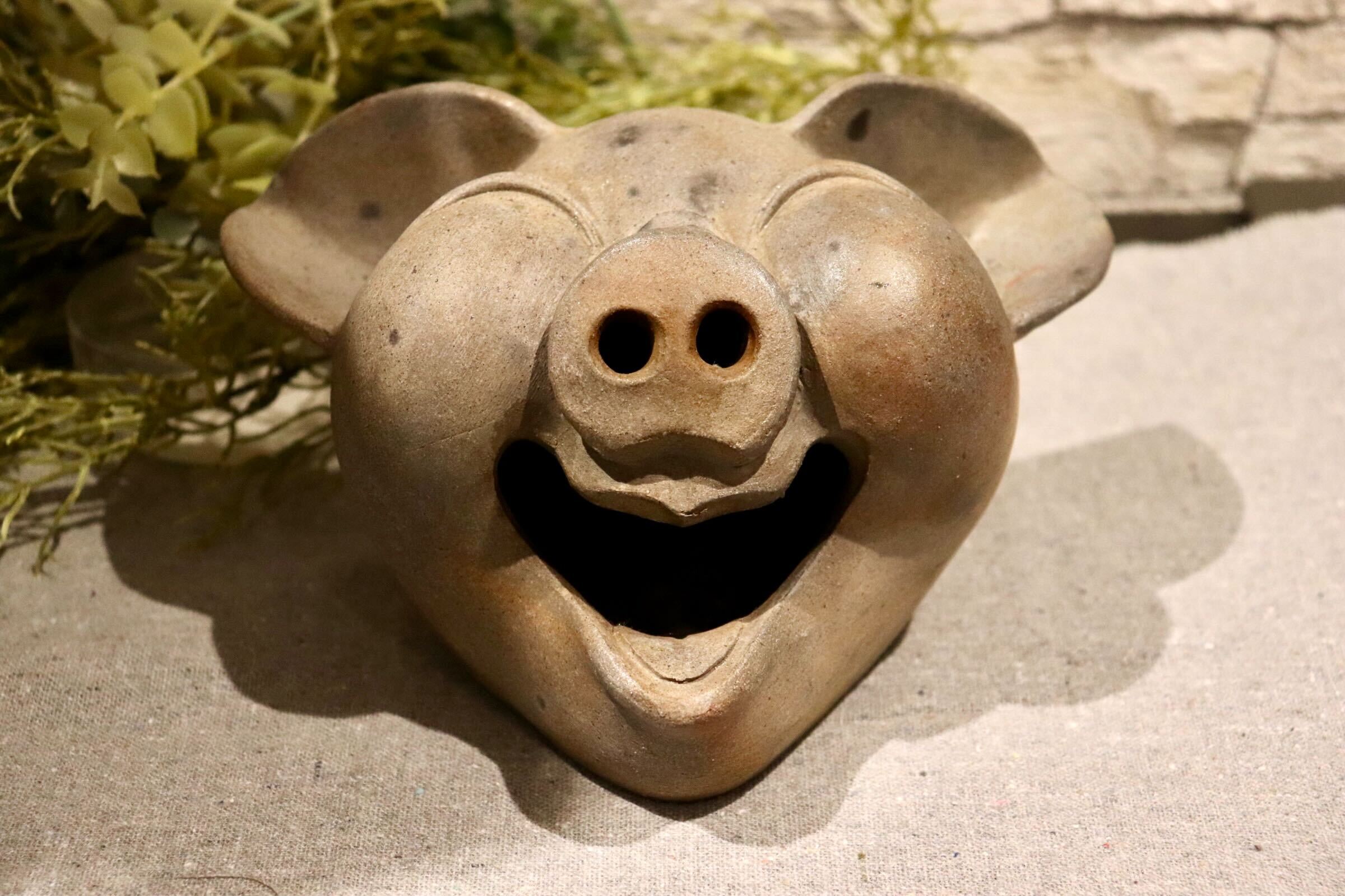 GMIO250A◯圭泉窯 丹波焼 香炉 陶器 置物 伝統工芸 丹波篠山 未使用