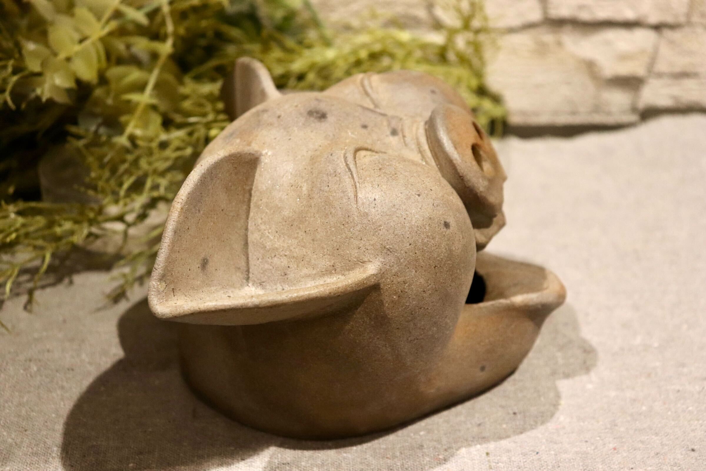 GMIO250A◯圭泉窯 丹波焼 香炉 陶器 置物 伝統工芸 丹波篠山 未使用