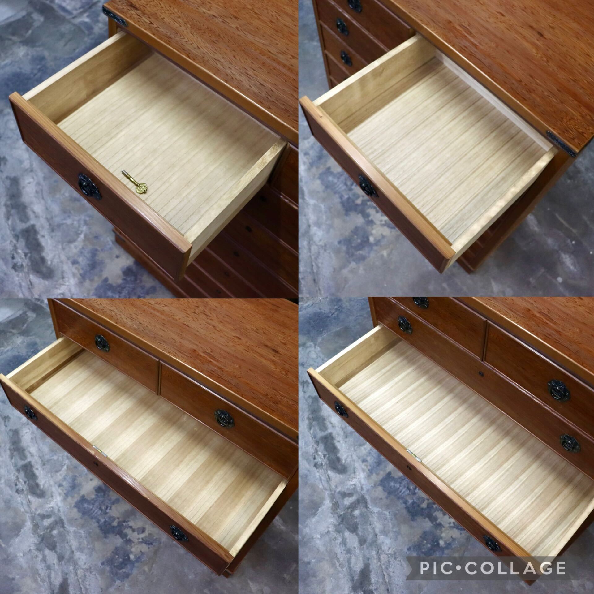 GMGS167○世界遺産屋久杉 整理箪笥 洋服箪笥 チェスト タンス 和家具 和モダン 古民家 和室 レトロ 収納家具