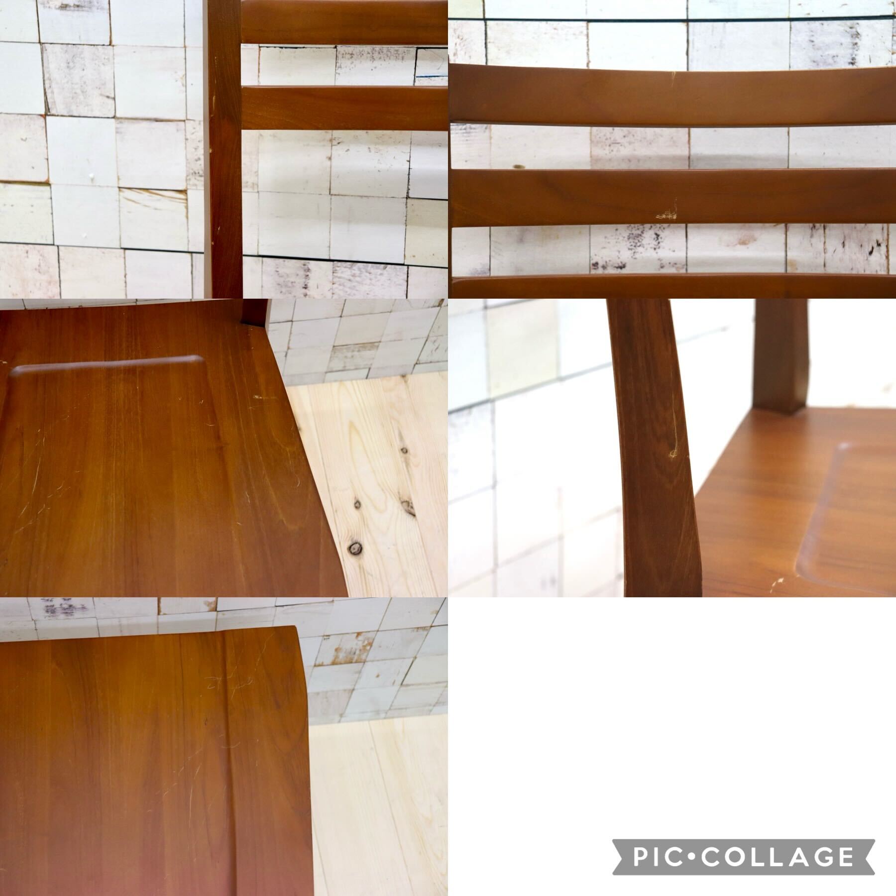 GMGK481○SCANTEAK / スキャンティーク ALLEチェア ダイニングチェア 食卓椅子 チーク無垢材 北欧スタイル