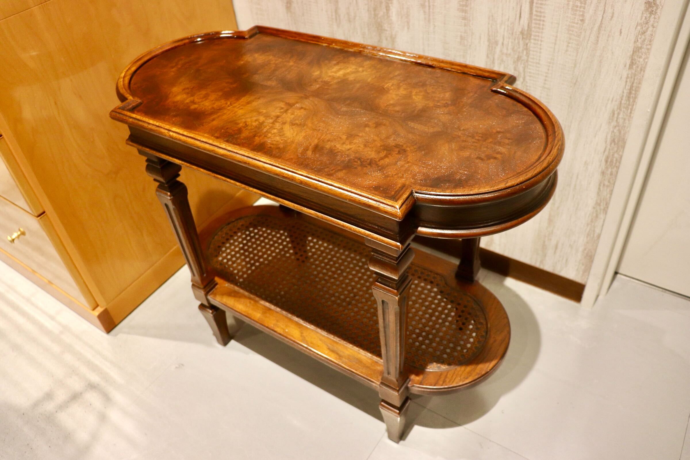 GMIK668◯DREXEL HERITAGE / ドレクセルヘリテイジ キャメオクラシックス サイドテーブル 花台 マホガニー 定価29.1万