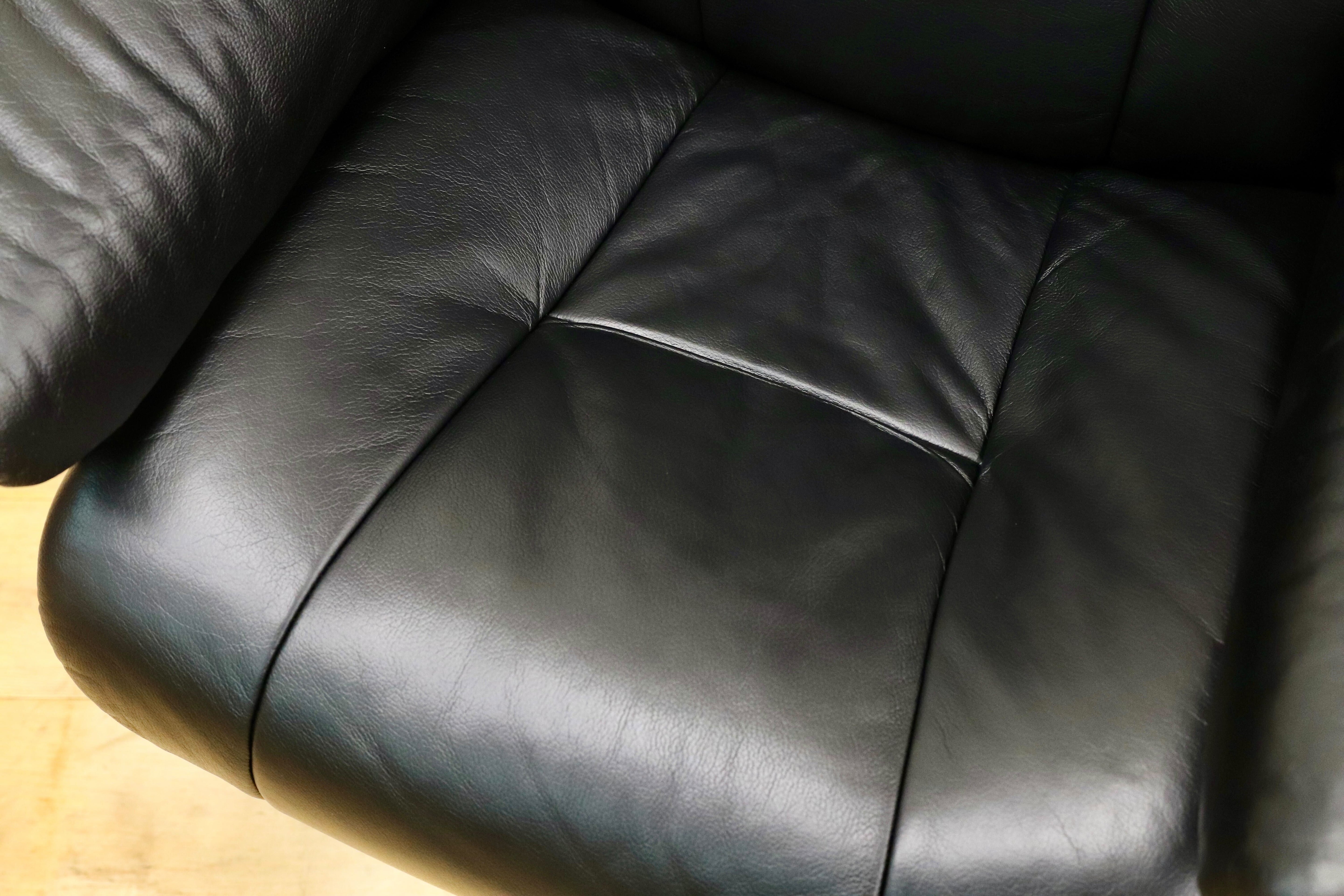 GMIK233C○EKORNES / エコーネス ストレスレスチェア リクライニングチェア ブラック 本革 北欧 ノルウェー 1人掛けソファ シングルソファ