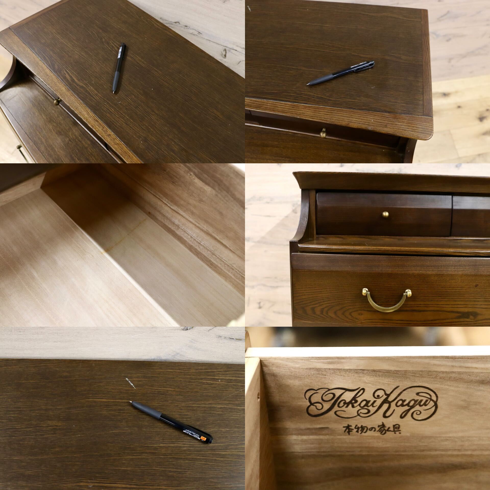 GMHK582○東海家具 / Tokai Kagu チェスト 整理箪笥 サイドボード 収納家具 引出し収納 クラシック オールド レトロ カントリー