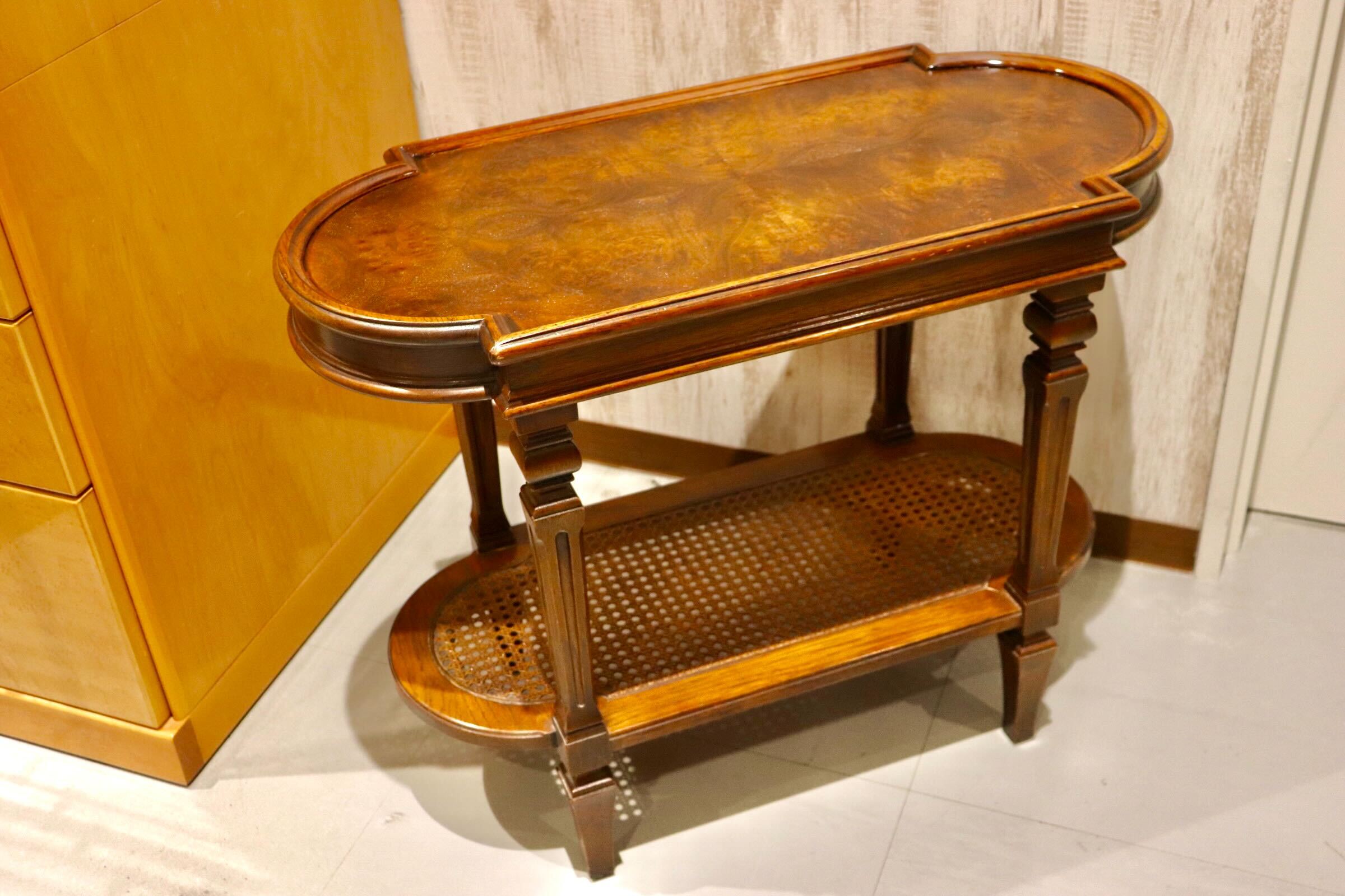 GMIK668◯DREXEL HERITAGE / ドレクセルヘリテイジ キャメオクラシックス サイドテーブル 花台 マホガニー 定価29.1万