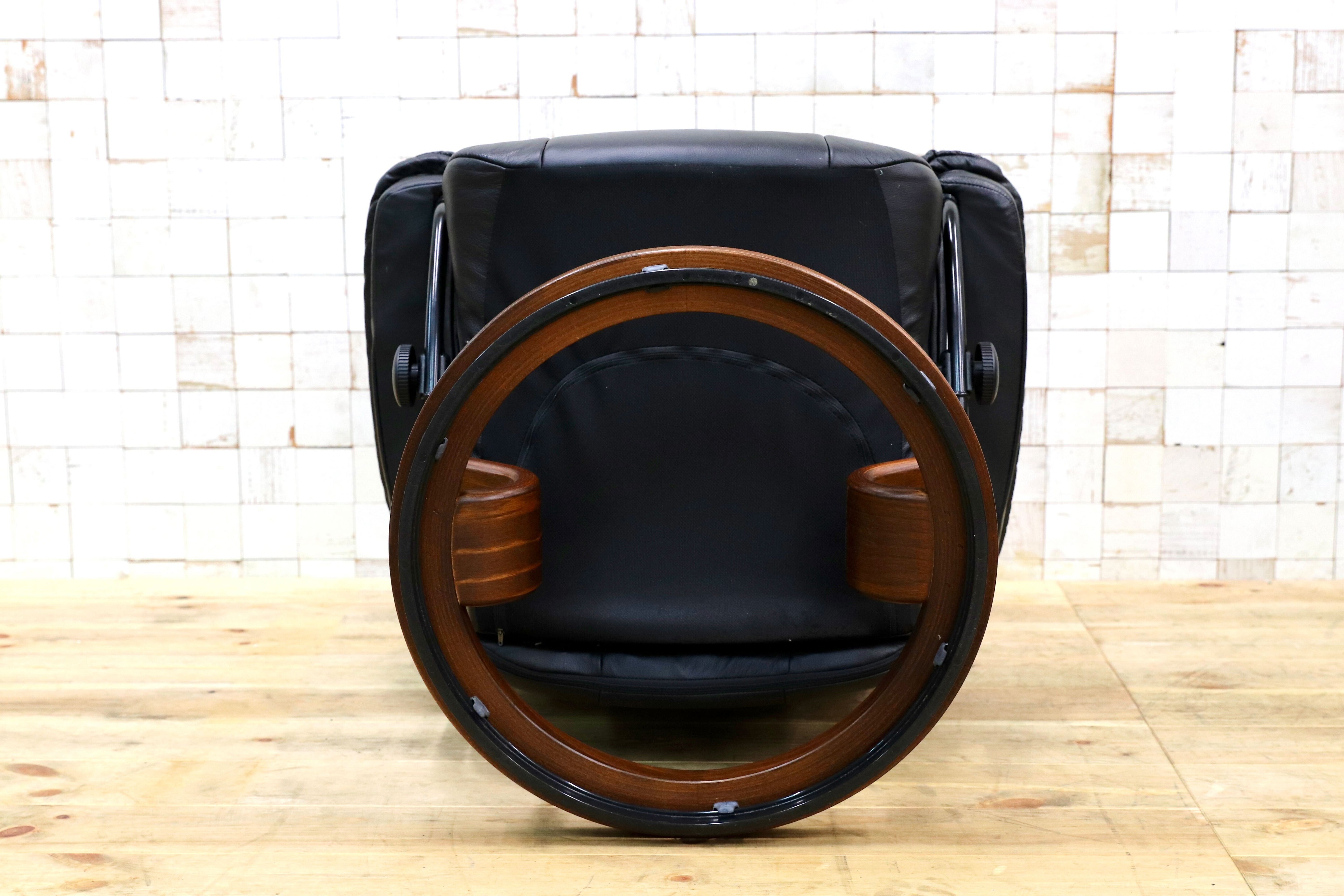 GMIK233C○EKORNES / エコーネス ストレスレスチェア リクライニングチェア ブラック 本革 北欧 ノルウェー 1人掛けソファ シングルソファ