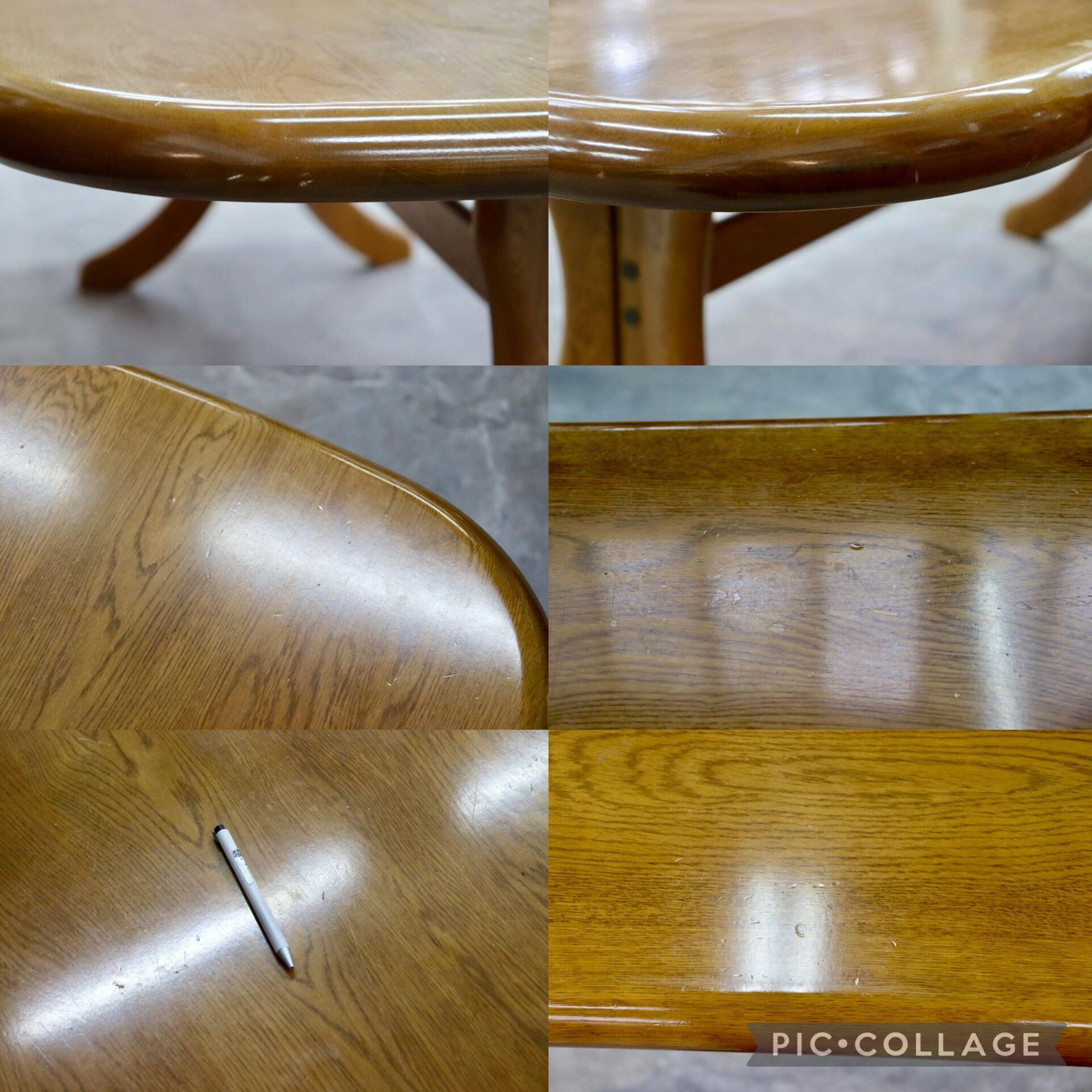 GMIH24○浜本工芸 / HAMAMOTO ダイニングテーブル 食卓テーブル 作業台 楢材 無垢 机 テーブル モダン 国産家具