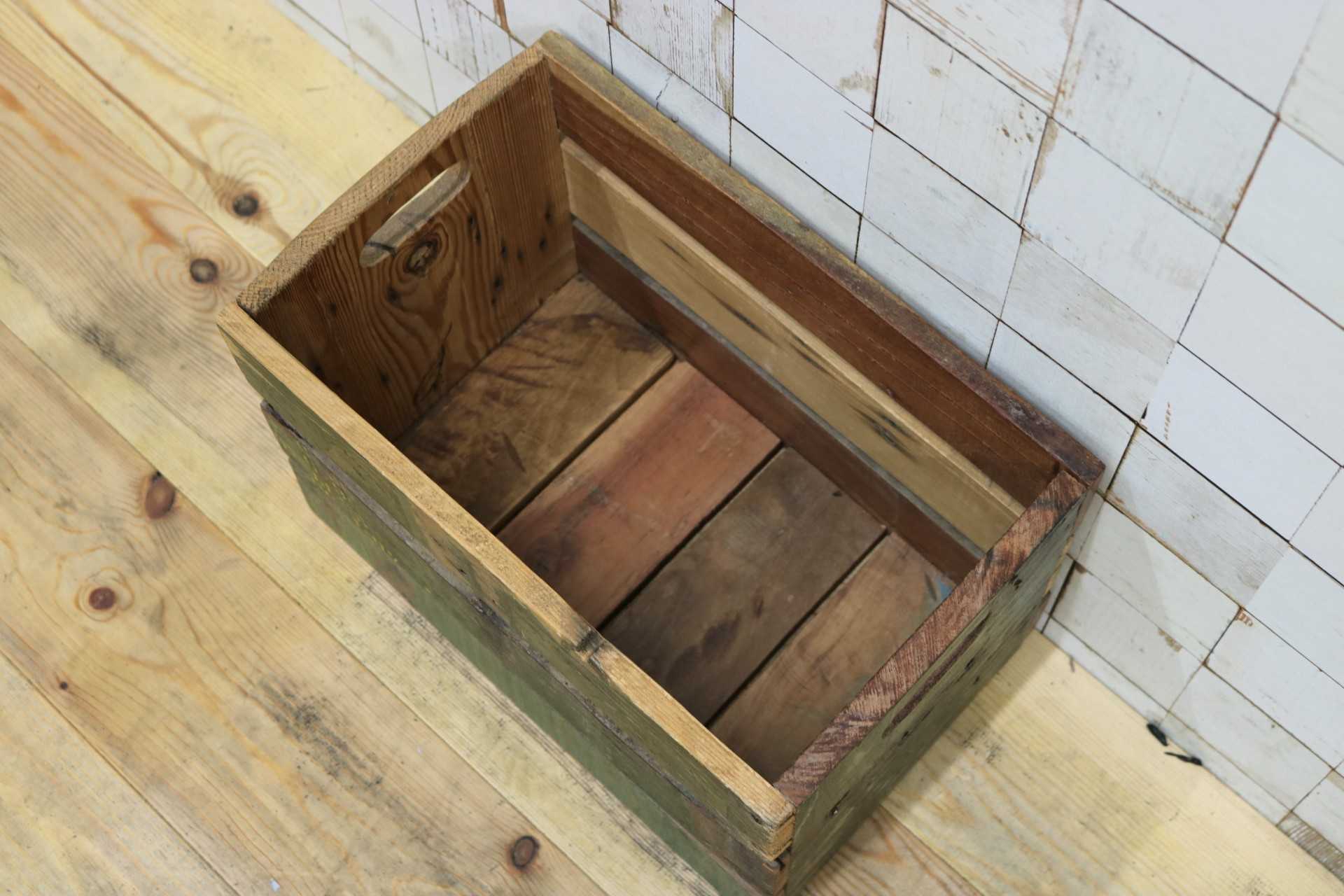 GMGT228B○journal standard furniture / ジャーナルスタンダードファニチャー ドリューボックス 木箱 ウッドボックス ヴィンテージ 什器