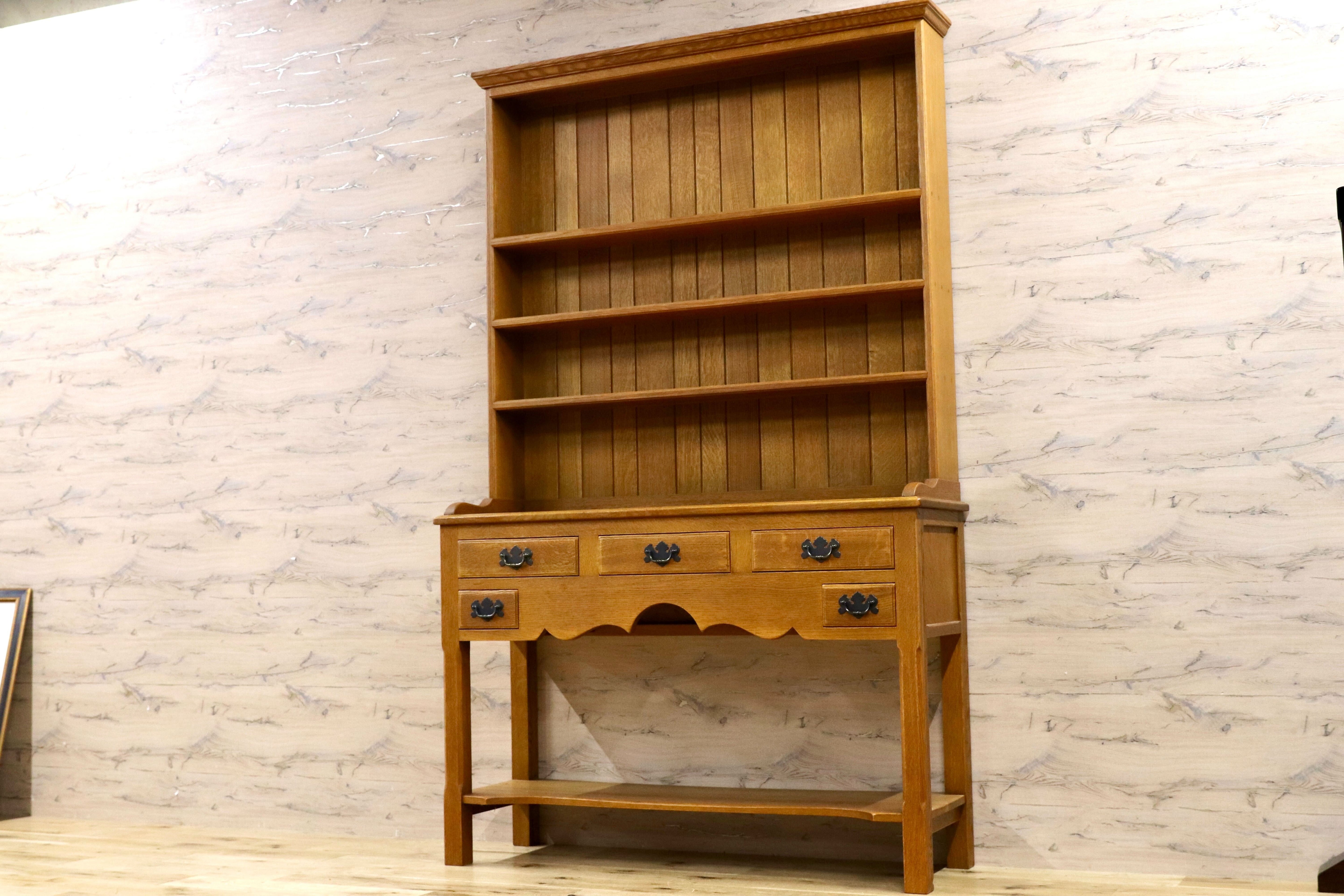 GMGH459○飛騨産業 / HIDA プロヴィンシャル PROVINCIAL P5 ウイリッシュカップボード シェルフ 飾り棚 英国カントリー 約76万 廃番 稀少品