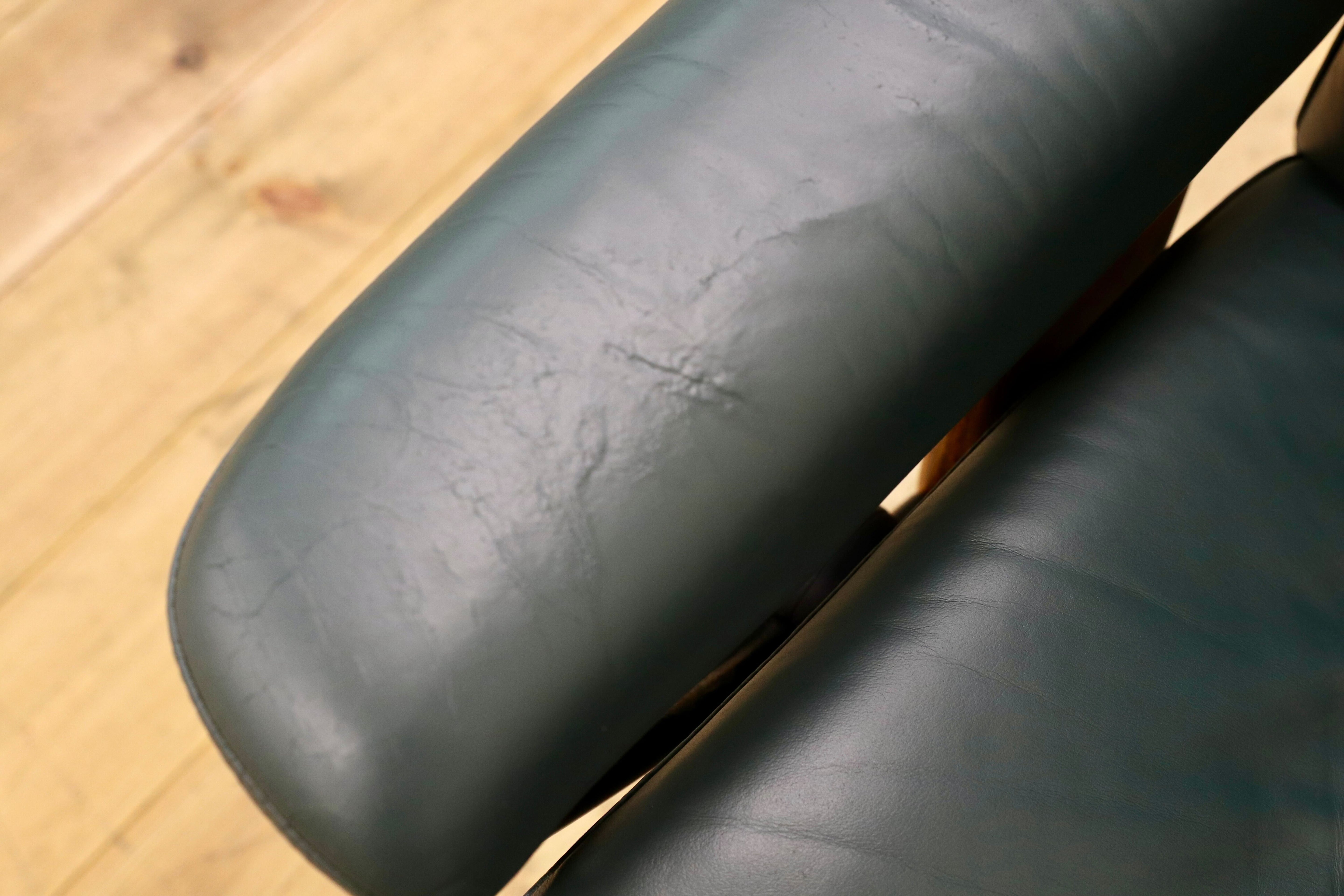 GMIK186○EKORNES / エコーネス ストレスレスチェア オットマンセット 本革 グリーン 北欧 ノルウェー リクライニングチェア 1人掛け