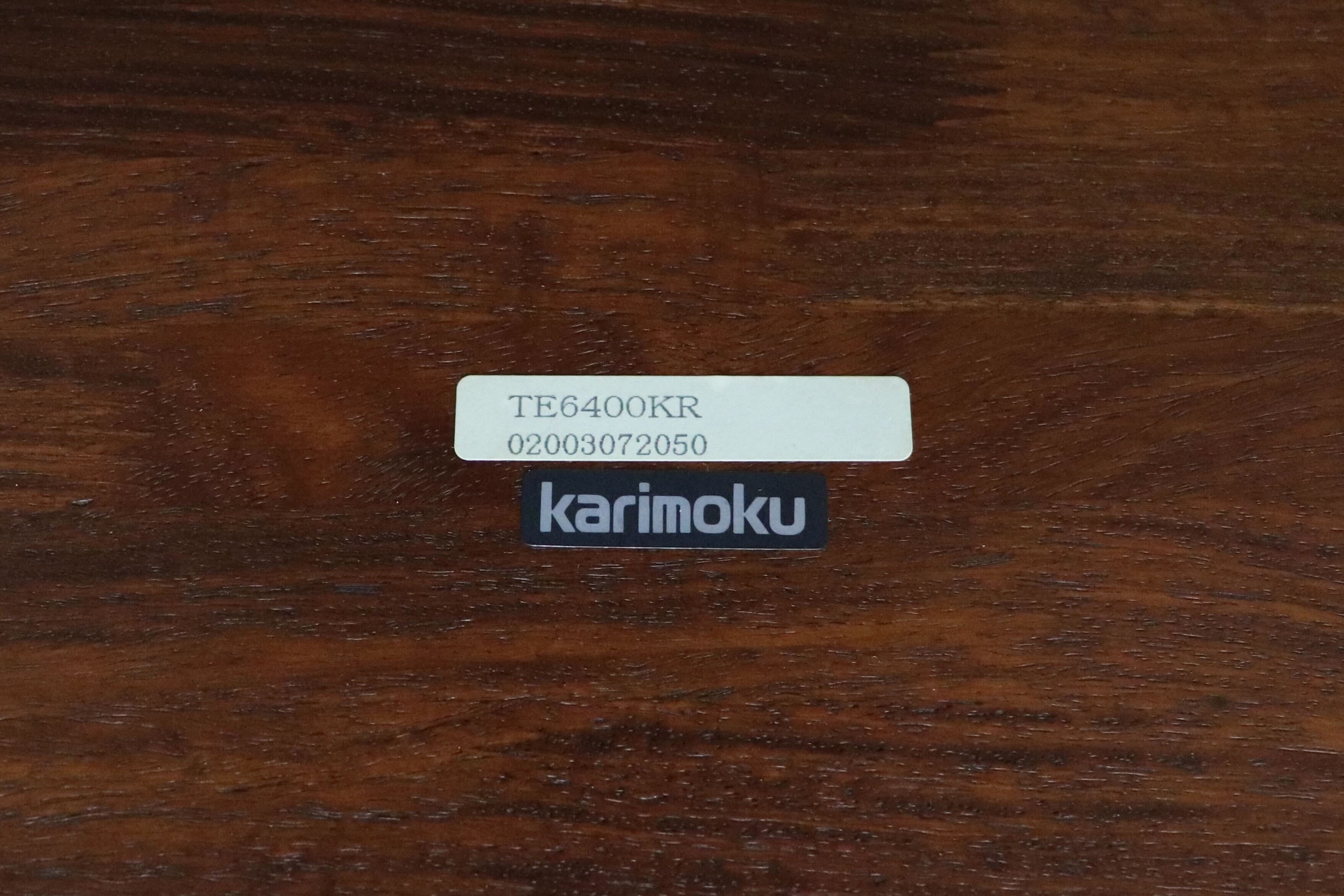 GMHN34Dkarimoku / カリモク vivente ビベンテ センターテーブル リビングテーブル 応接 花梨材 最高級 モダン 定価約39万 展示品