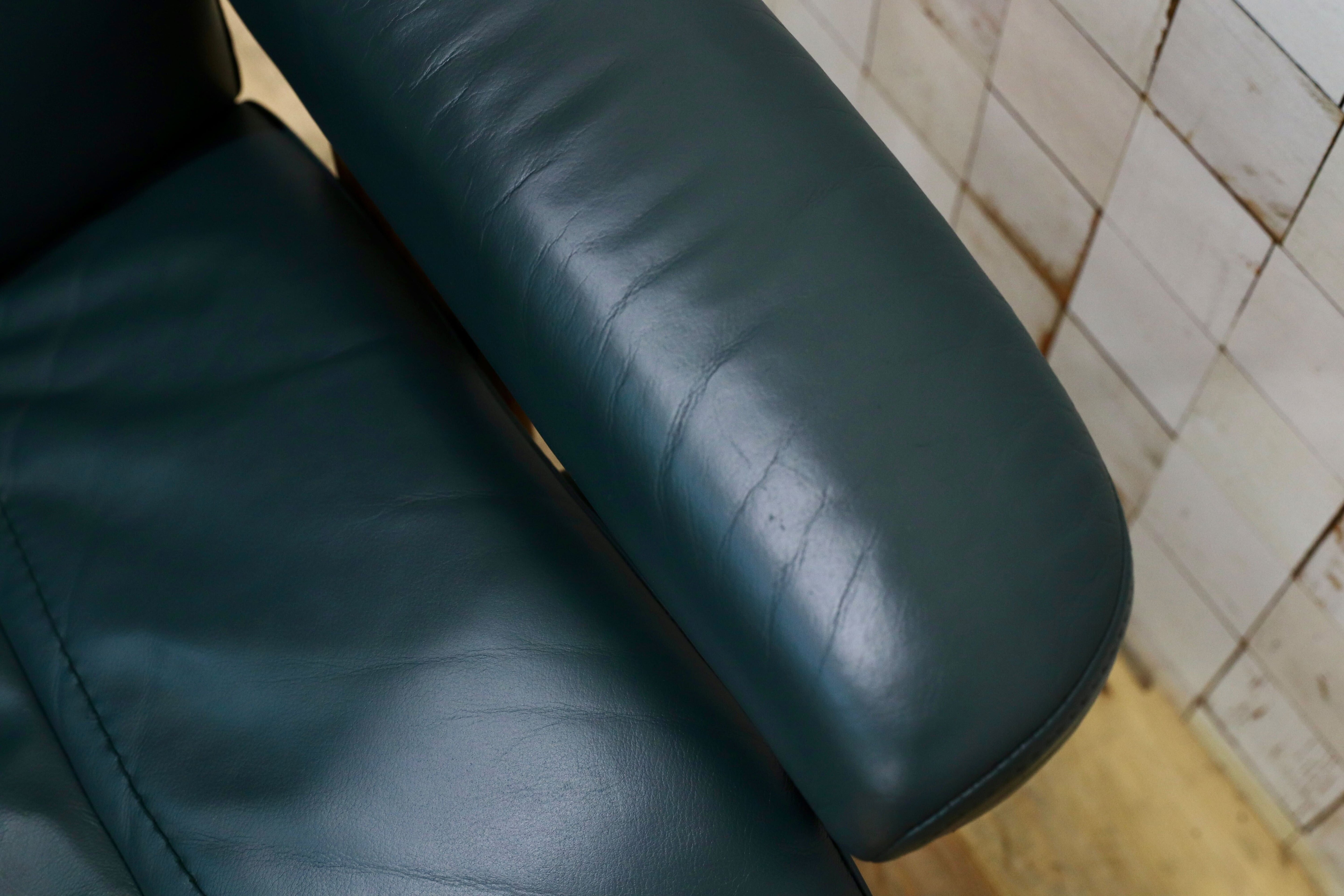 GMIK186○EKORNES / エコーネス ストレスレスチェア オットマンセット 本革 グリーン 北欧 ノルウェー リクライニングチェア 1人掛け