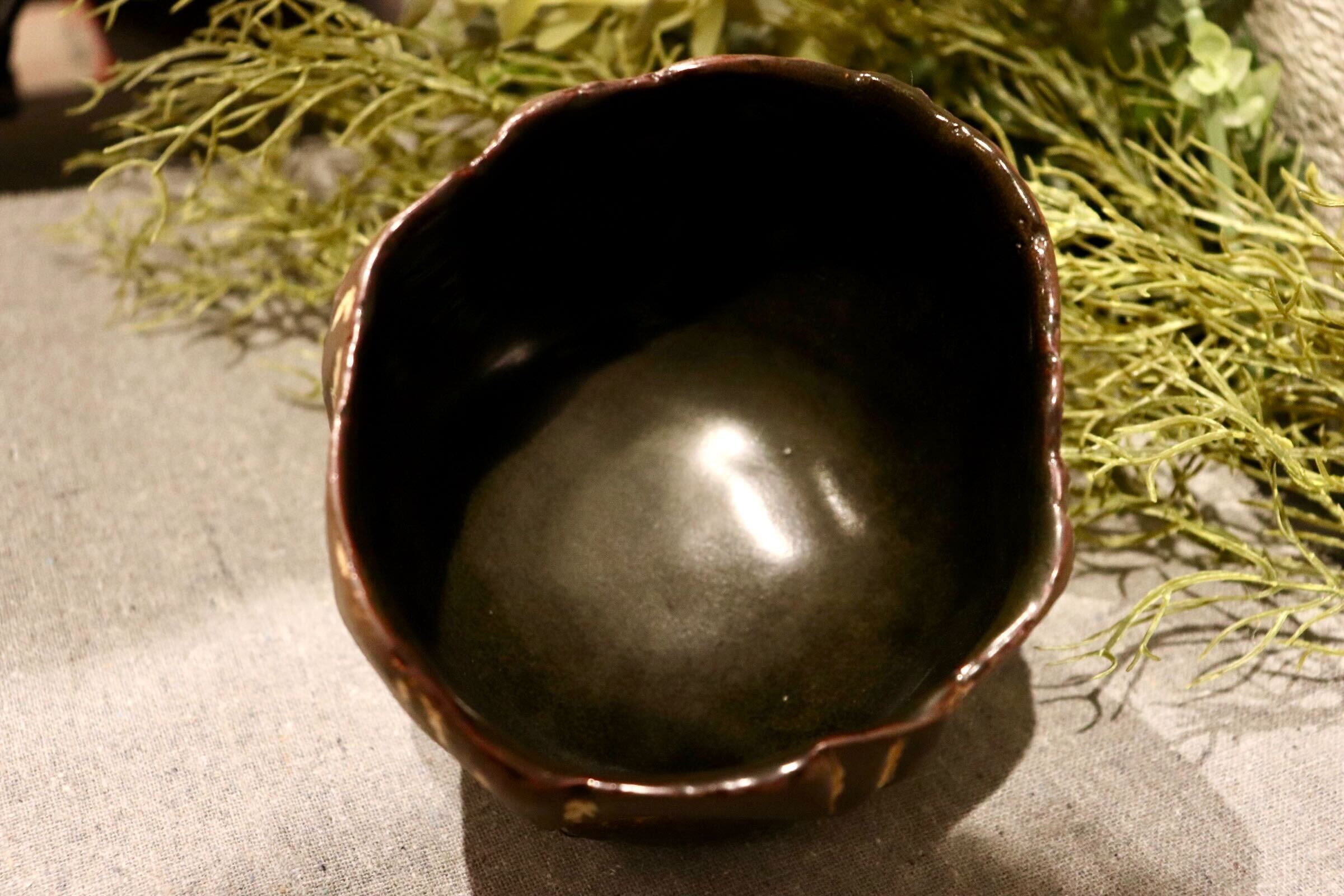 GMIO172◯圭泉窯 丹波焼 炭火茶碗 陶器 茶器 茶碗 伝統工芸 丹波篠山 未使用