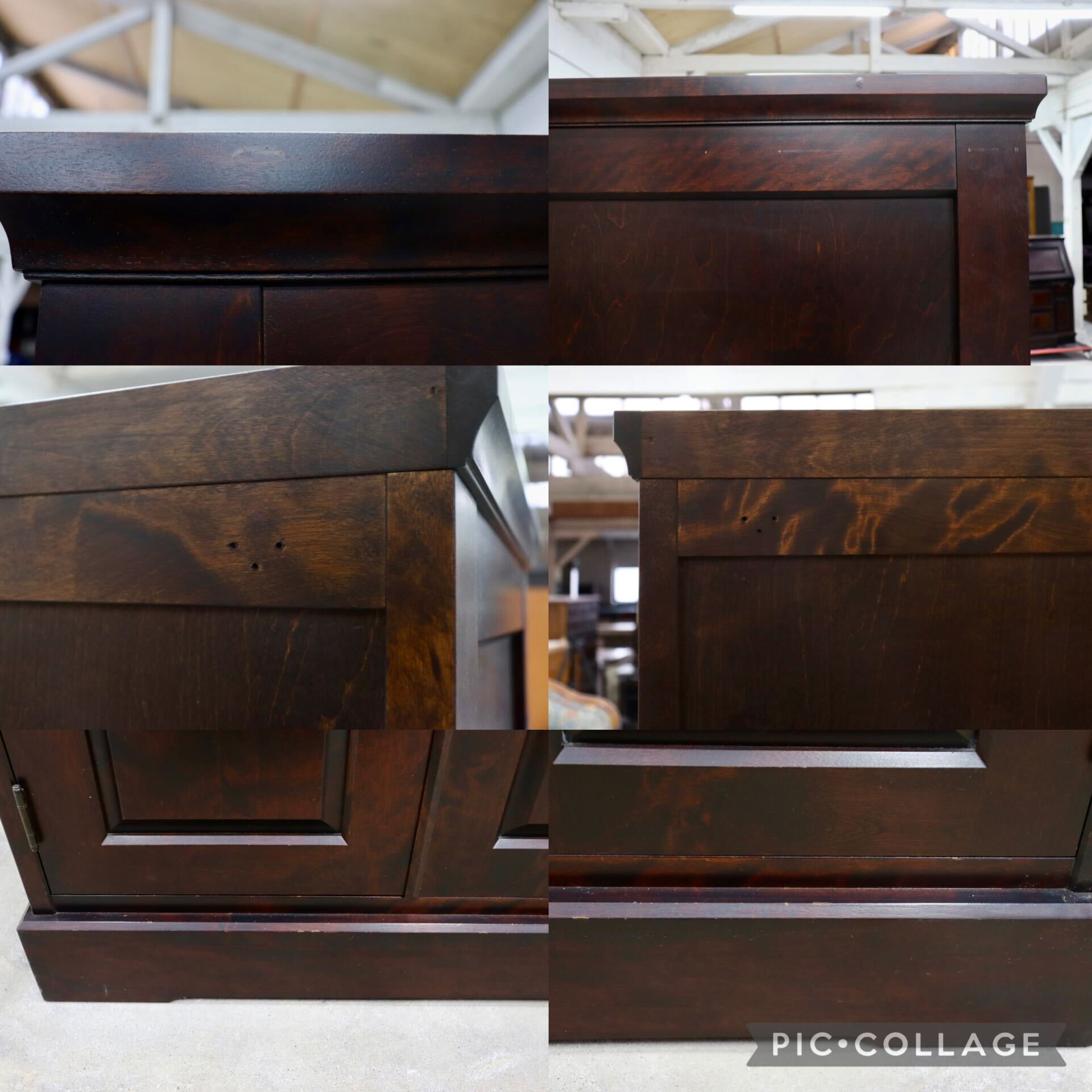 GMHK848○北海道民芸家具 ワードローブ クローゼット 洋服タンス キャビネット 樺材 無垢 和家具 和モダン 古民家 レトロ 定価約18万