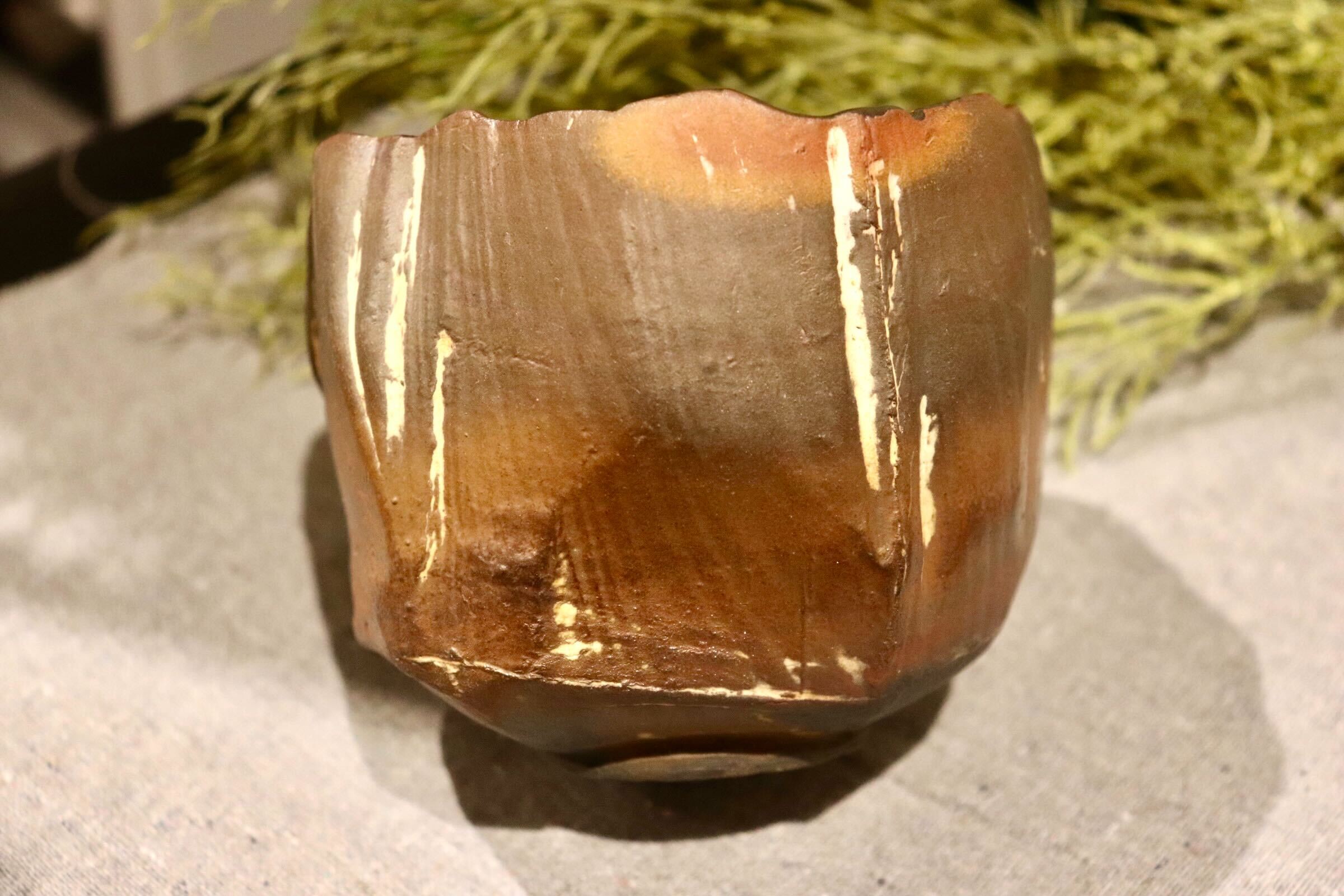 GMIO172◯圭泉窯 丹波焼 炭火茶碗 陶器 茶器 茶碗 伝統工芸 丹波篠山 未使用