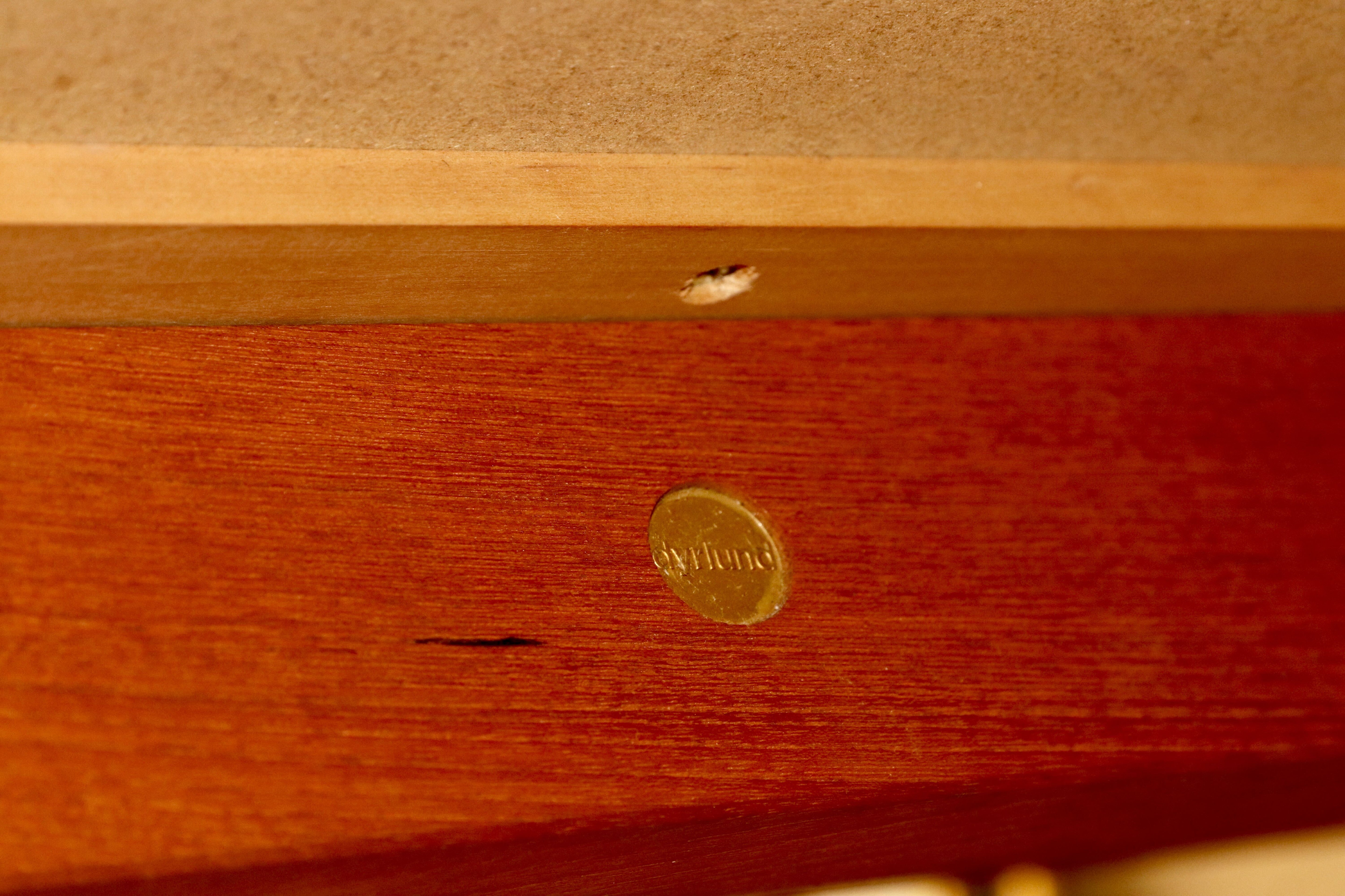 GMFK434○Dyrlund / デューロン 北欧 デンマーク ヴィンテージ センターテーブル リビングテーブル チーク無垢材 石天板 稀少