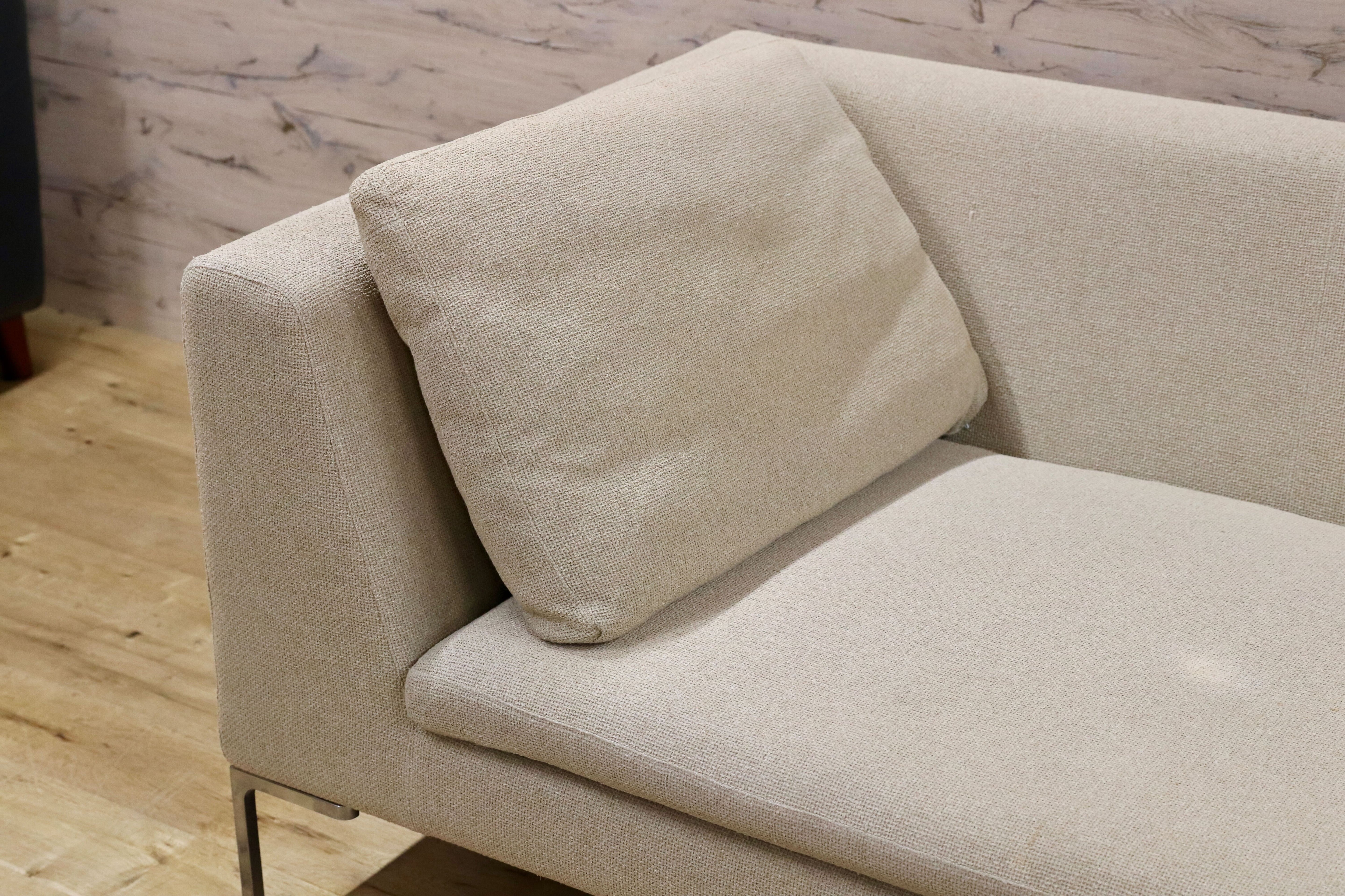 GMHK282A○B&B ITALIA Charles チャールズ シェーズロング カウチソファ ファブリック イタリアモダン アントニオ・チッテリオ 約120万