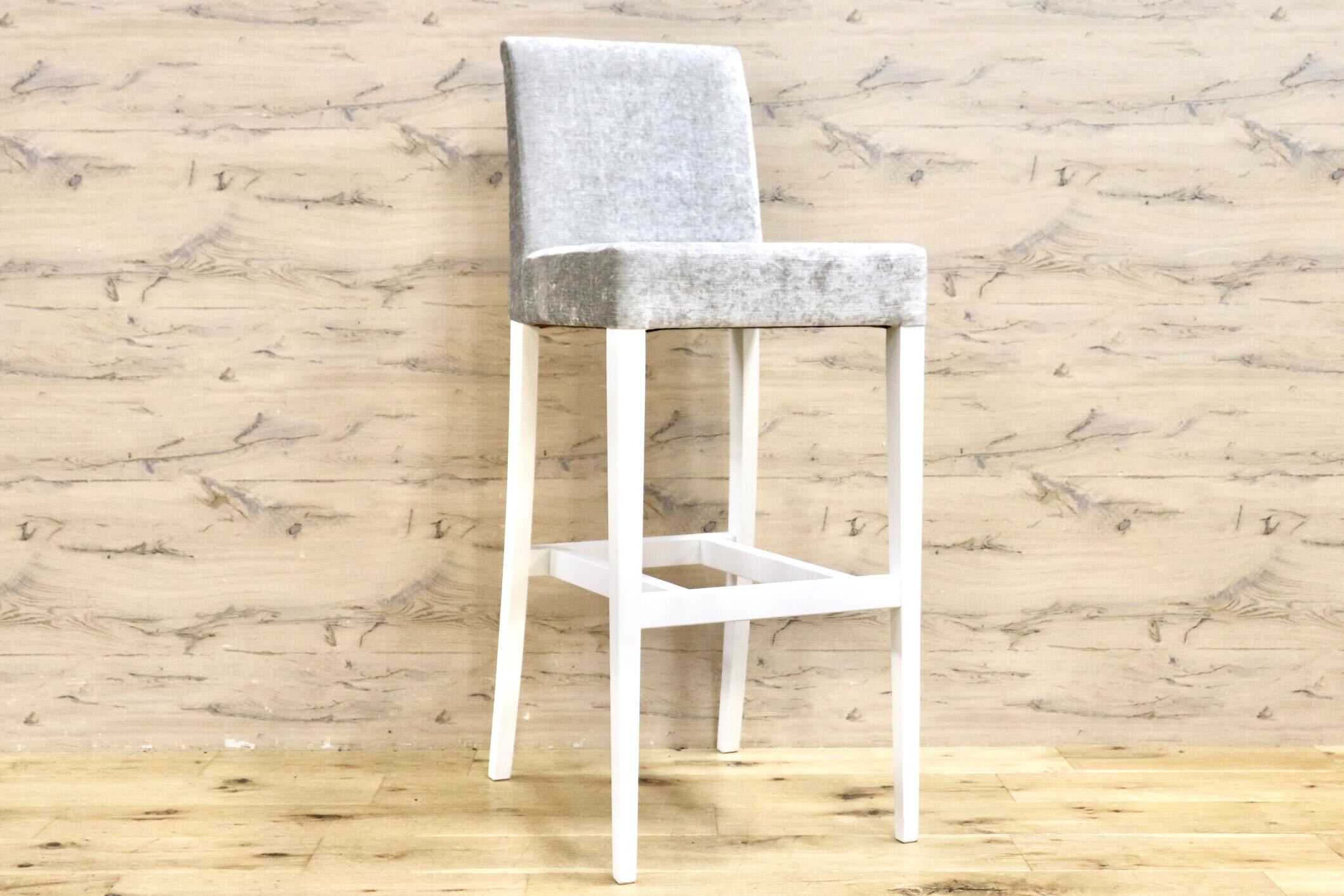 GMIK615B○Proceed / プロシード カウンターチェア ハイカウンターチェア 木製 椅子 ファブリック グレー シンプルモダン 展示品