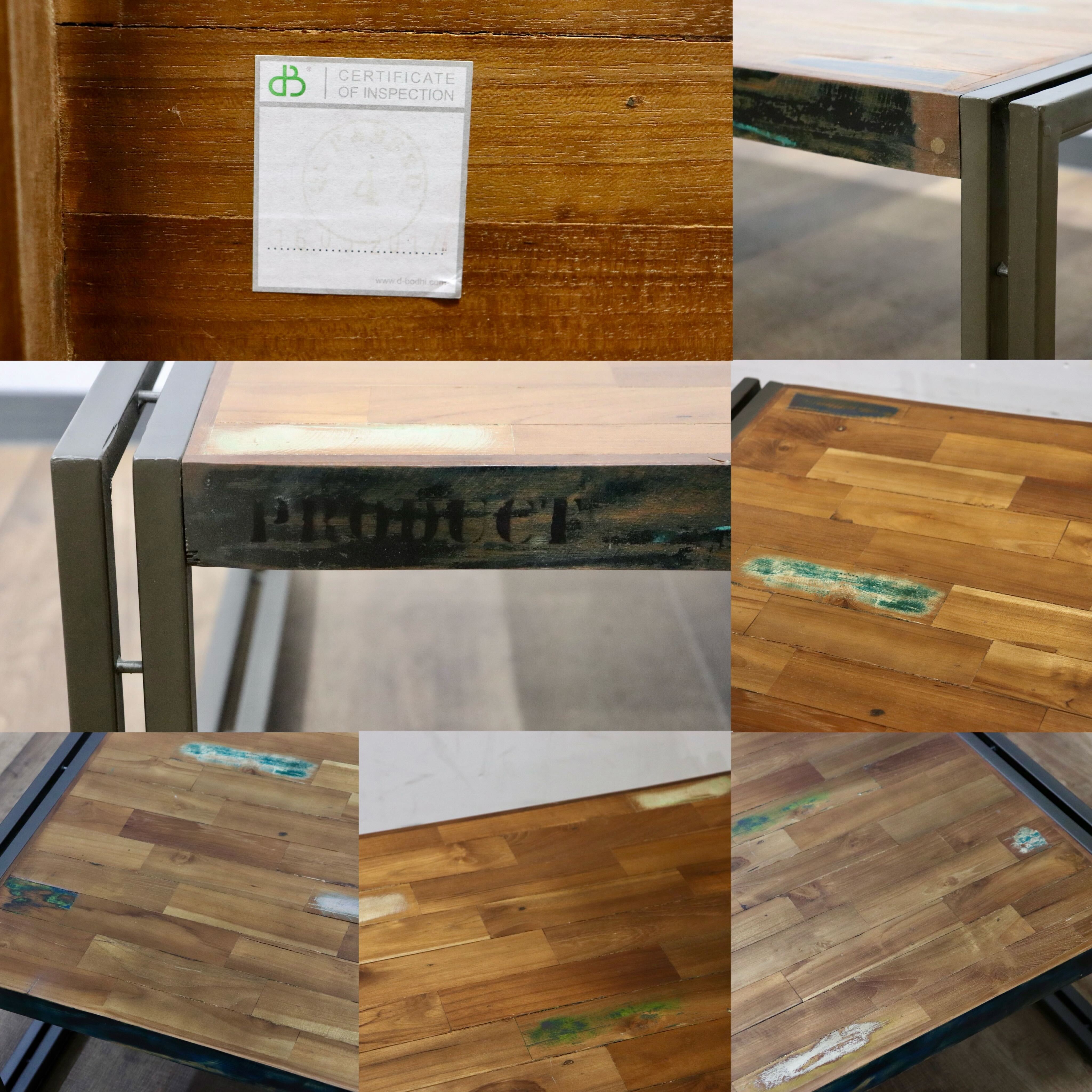 GMHH352B○journal standard Furniture d-Bodh ディーボディ センターテーブル リビングテーブル チーク インダストリアル 約6.3万 展示品