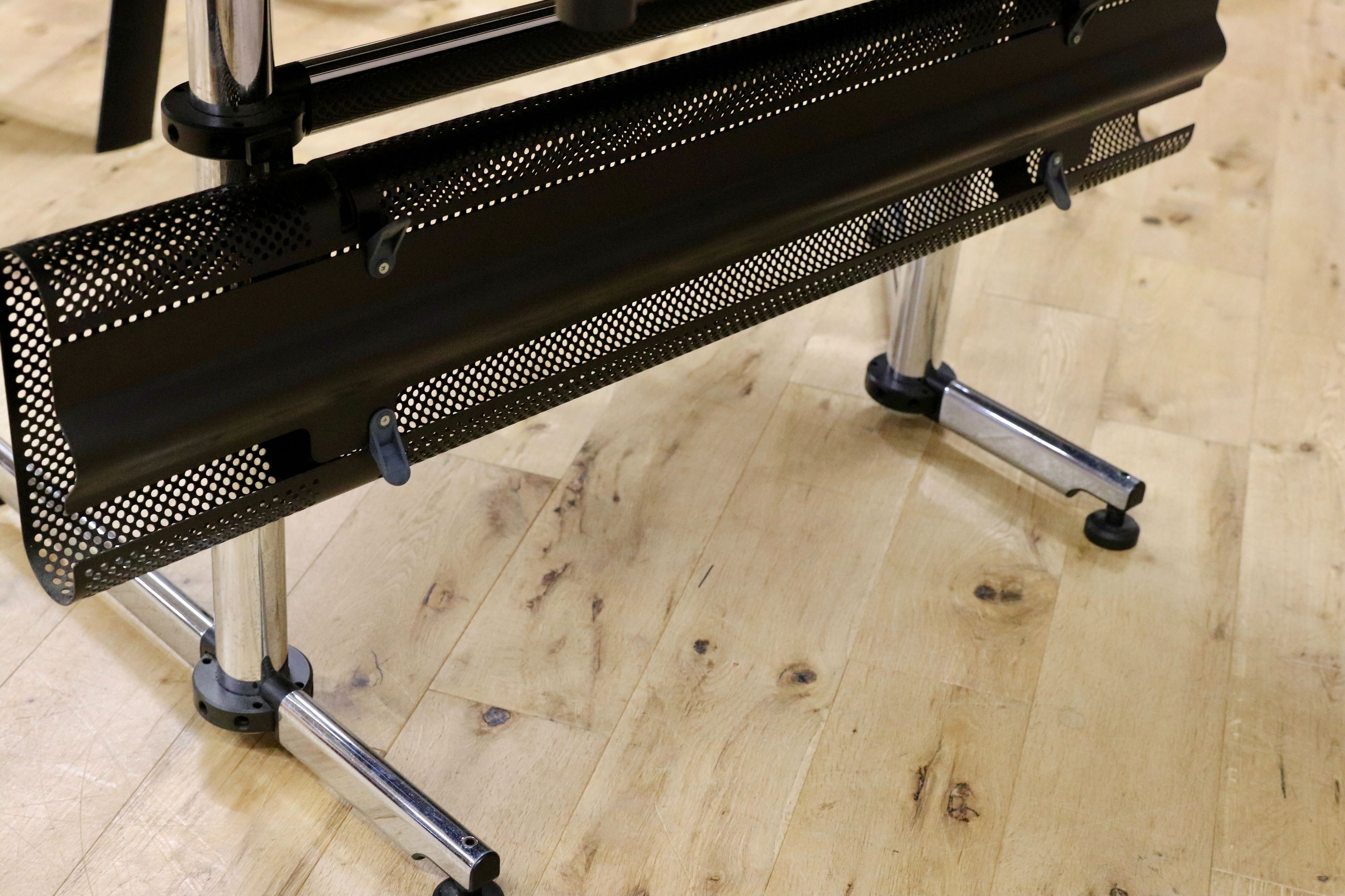 GMIO152○USM Haller USMハラー ハラーシステム キトスデスク パソコンデスク オフィス 書斎机 ブラック 北欧 スイス