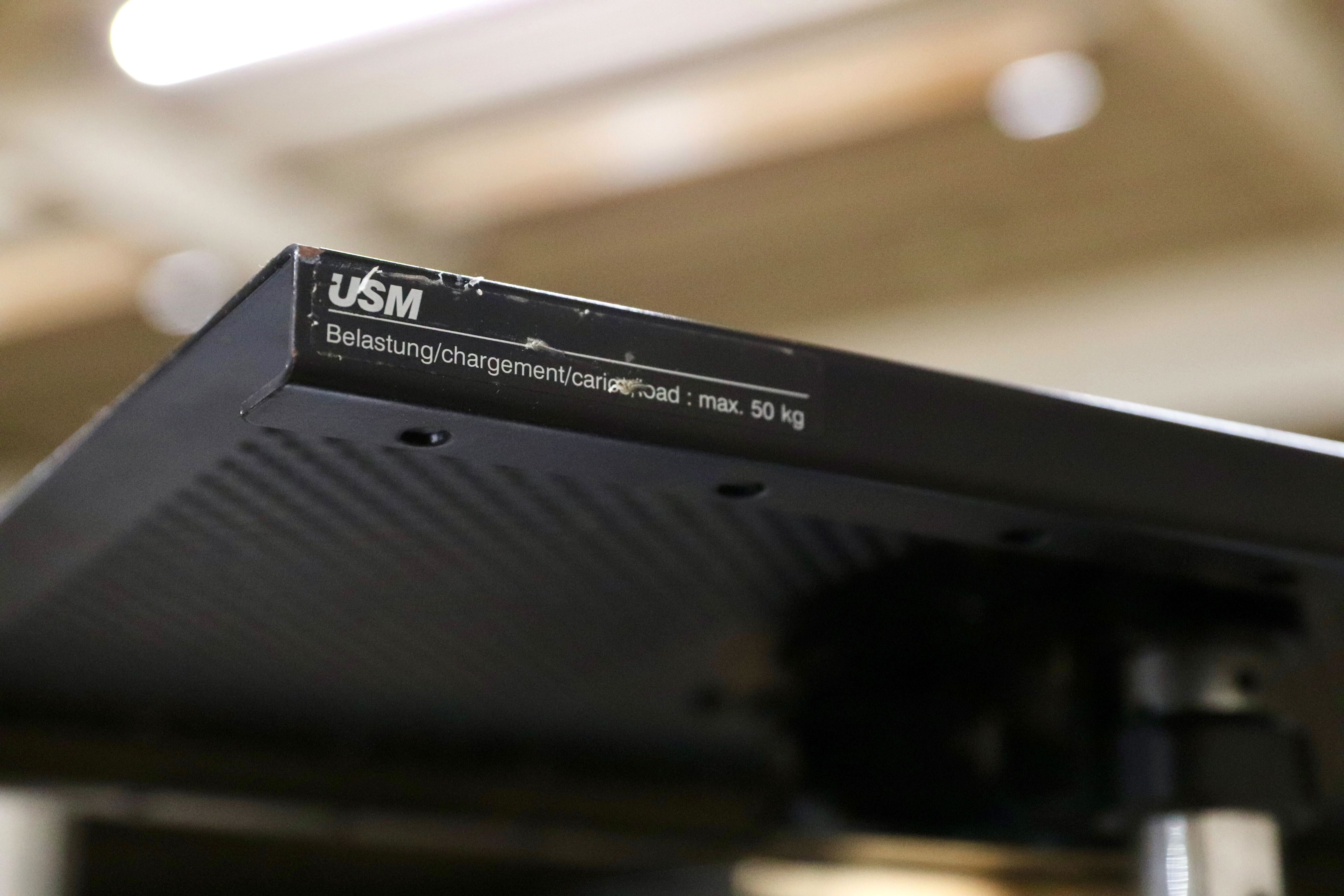 GMIO152○USM Haller USMハラー ハラーシステム キトスデスク パソコンデスク オフィス 書斎机 ブラック 北欧 スイス