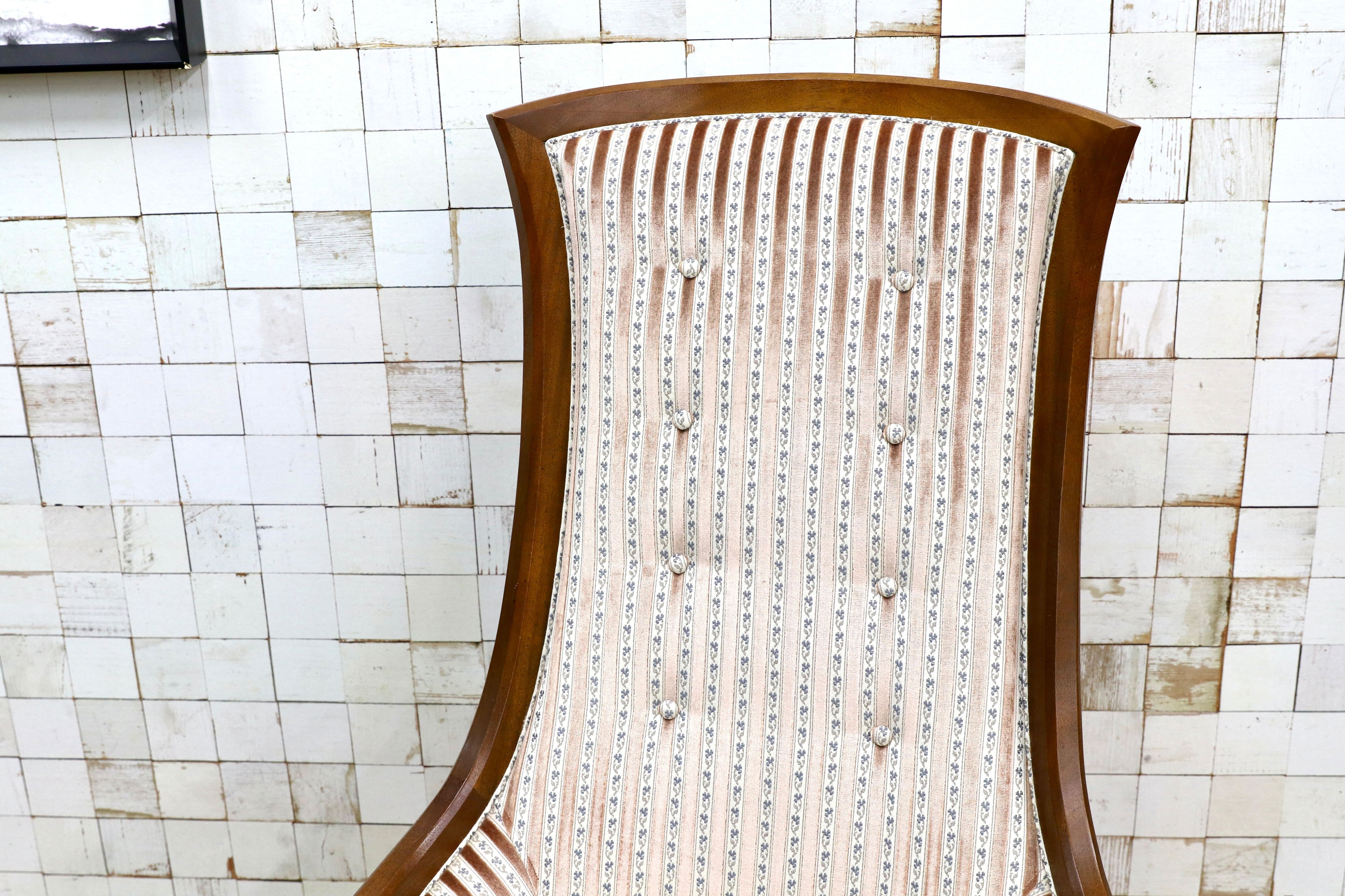 GMIK862A○DREXEL HERITAGE / ドレクセルヘリテイジ アップホルスタリー ハイバックチェア ラウンジチェア 定価54万 稀少