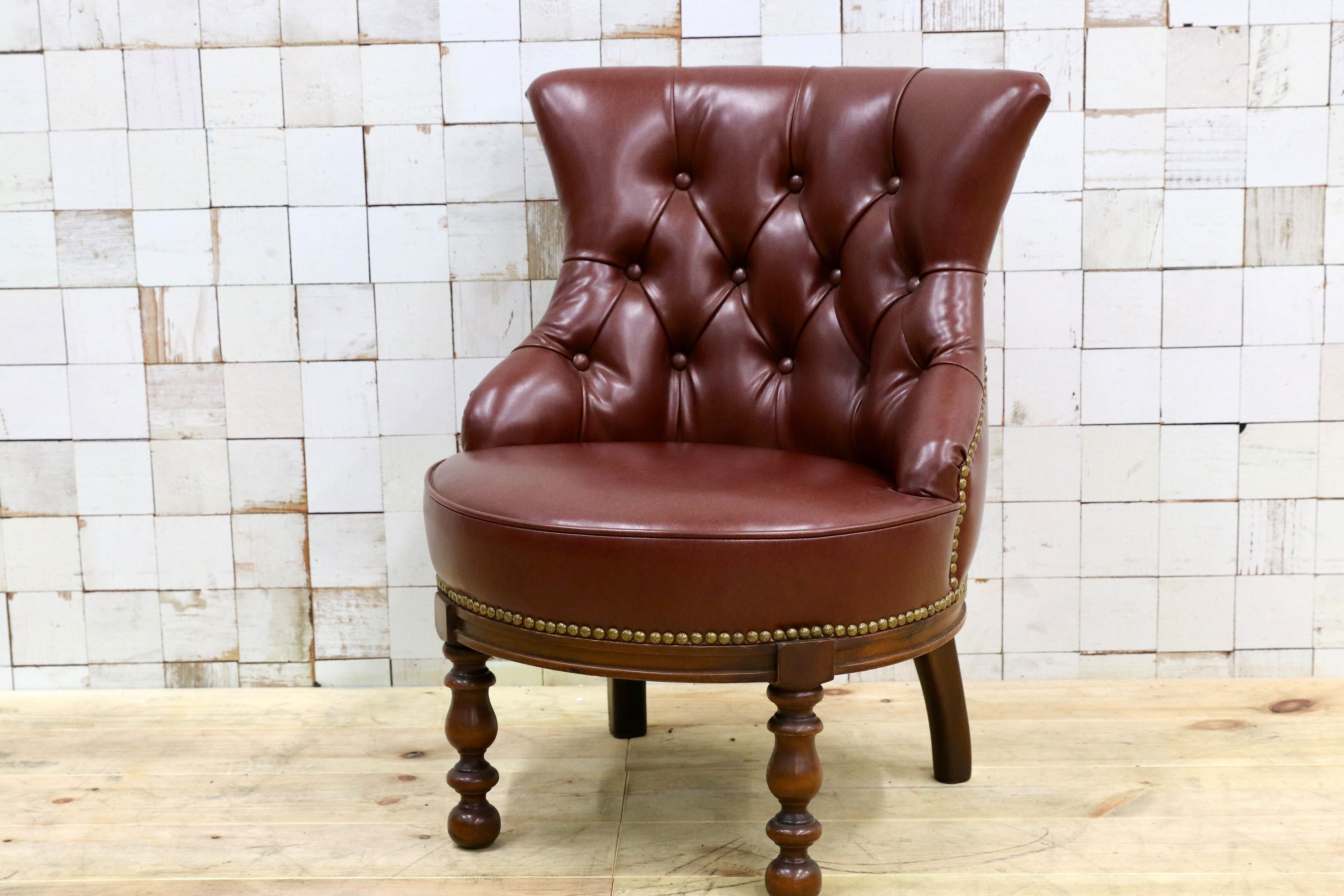 GMHK735B○VARO.S.A. VALENTI / バロッサバレンティ メイトチェア 椅子 スペイン最高峰 本革 クラッシック IDC大塚家具 定価約35万 展示品