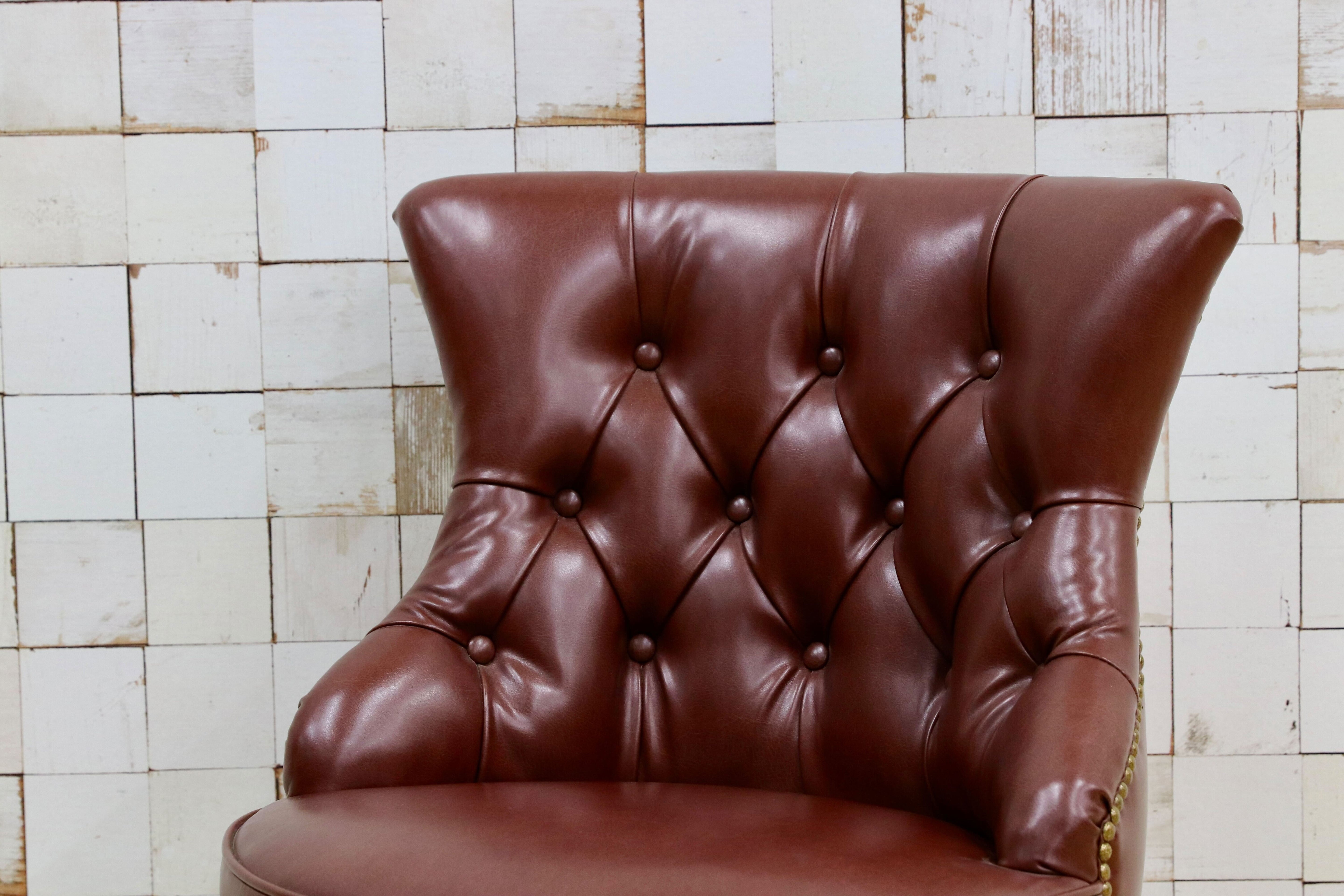 GMHK735B○VARO.S.A. VALENTI / バロッサバレンティ メイトチェア 椅子 スペイン最高峰 本革 クラッシック IDC大塚家具 定価約35万 展示品