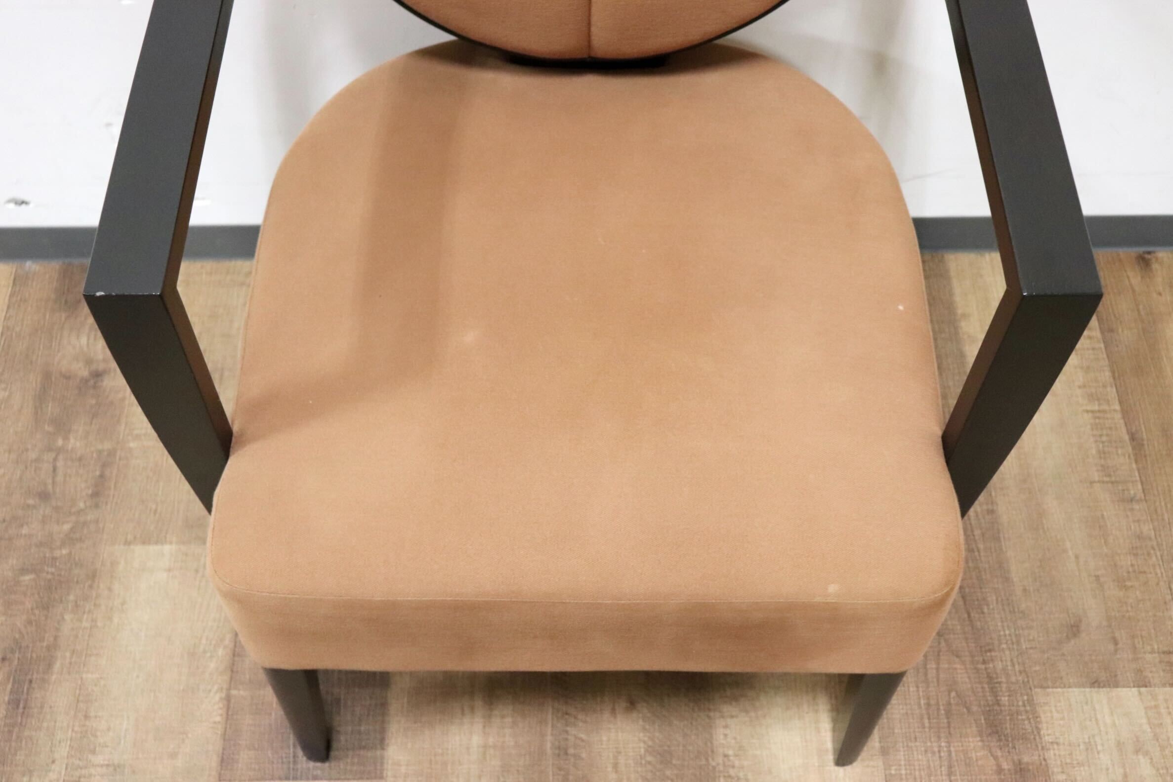 GMHN21B○ADAL / アダル ダイニングチェア アームチェア ラウンジチェア チェア イス 椅子 ファブリック モダン ビーチ材 ブラウン