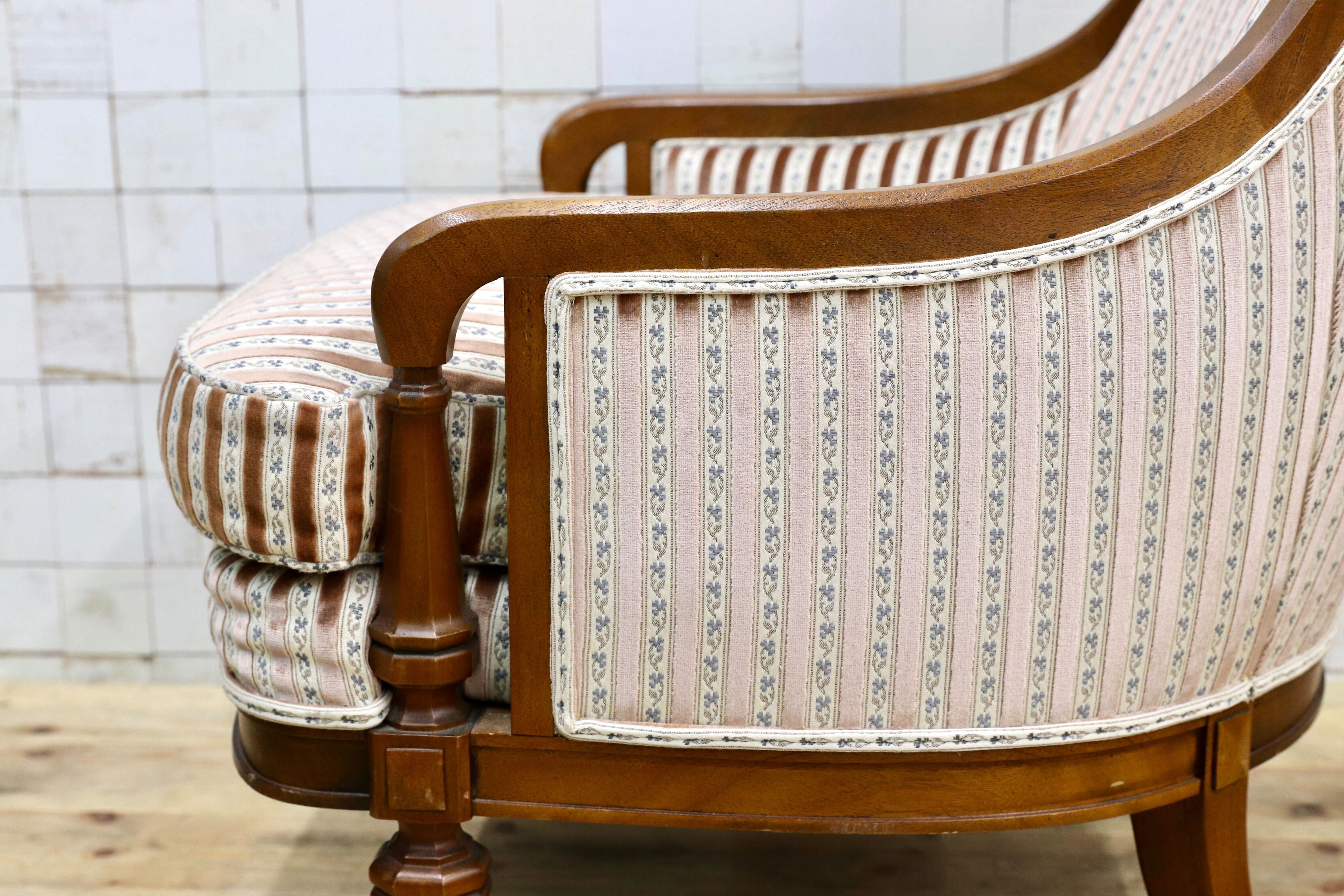 GMIK862A○DREXEL HERITAGE / ドレクセルヘリテイジ アップホルスタリー ハイバックチェア ラウンジチェア 定価54万 稀少