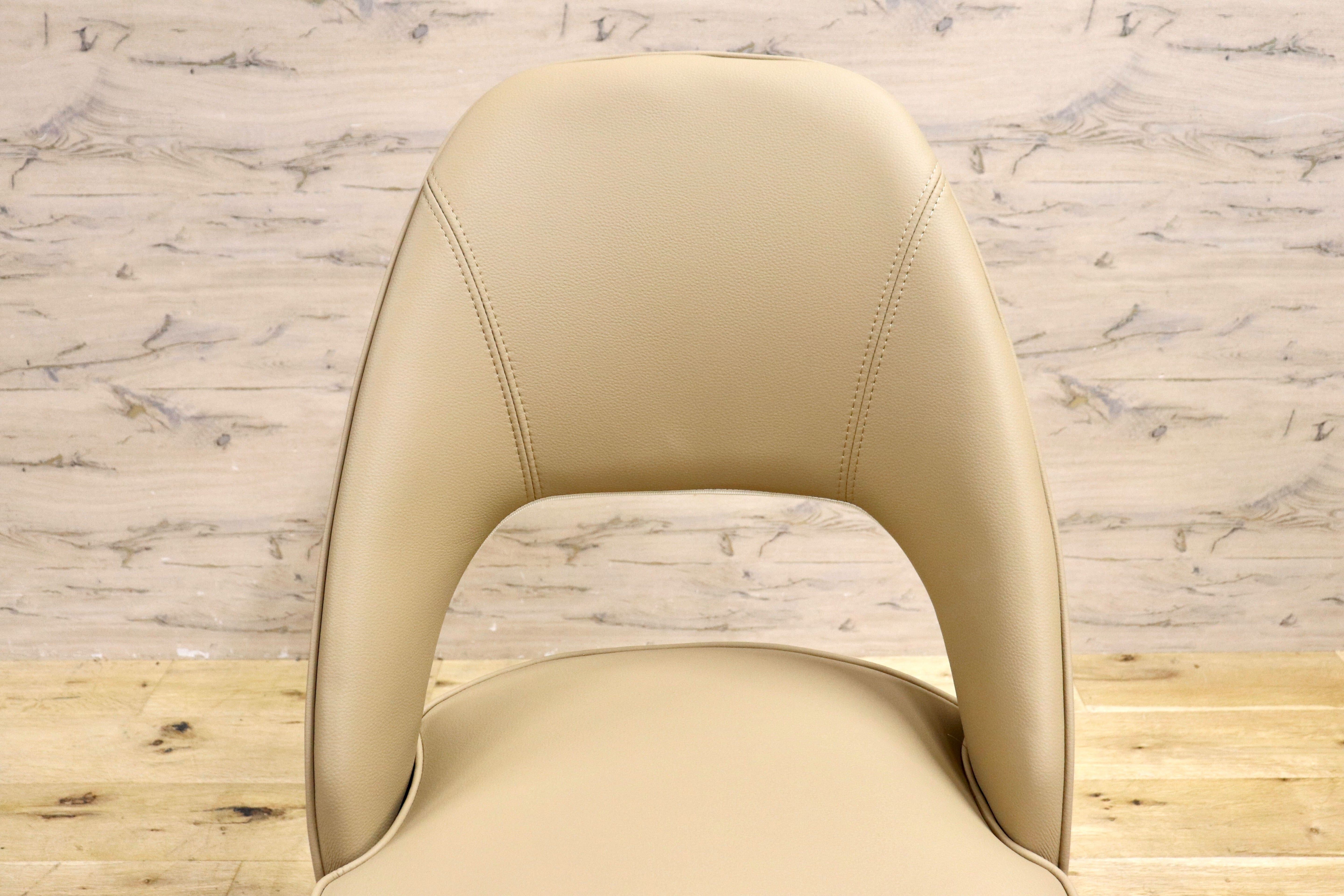 GMIS334C○モダン ダイニングチェア アームレスチェア デスクチェア 椅子 食卓椅子 レザー ナチュラル インテリア