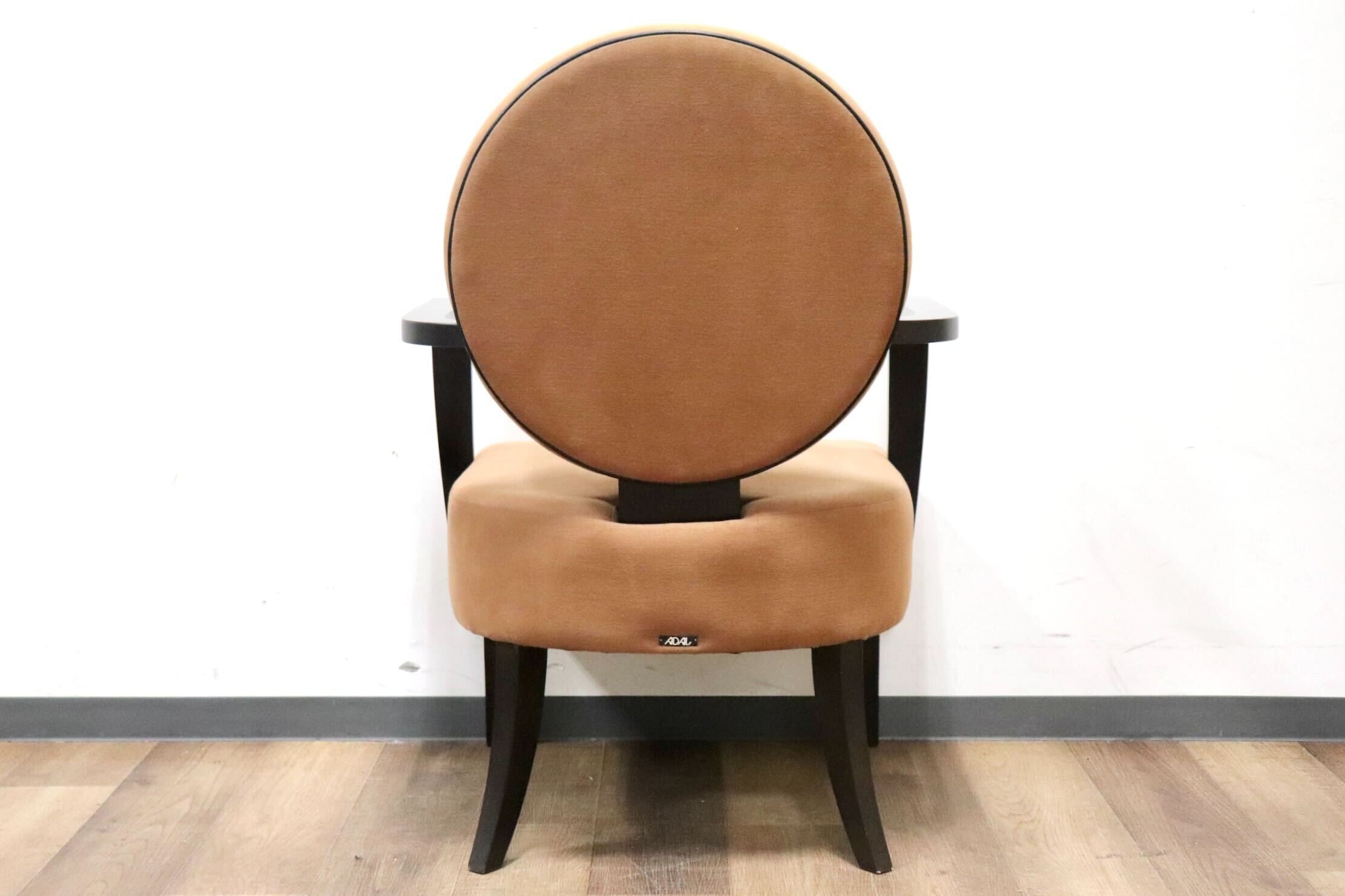 GMHN21B○ADAL / アダル ダイニングチェア アームチェア ラウンジチェア チェア イス 椅子 ファブリック モダン ビーチ材 ブラウン