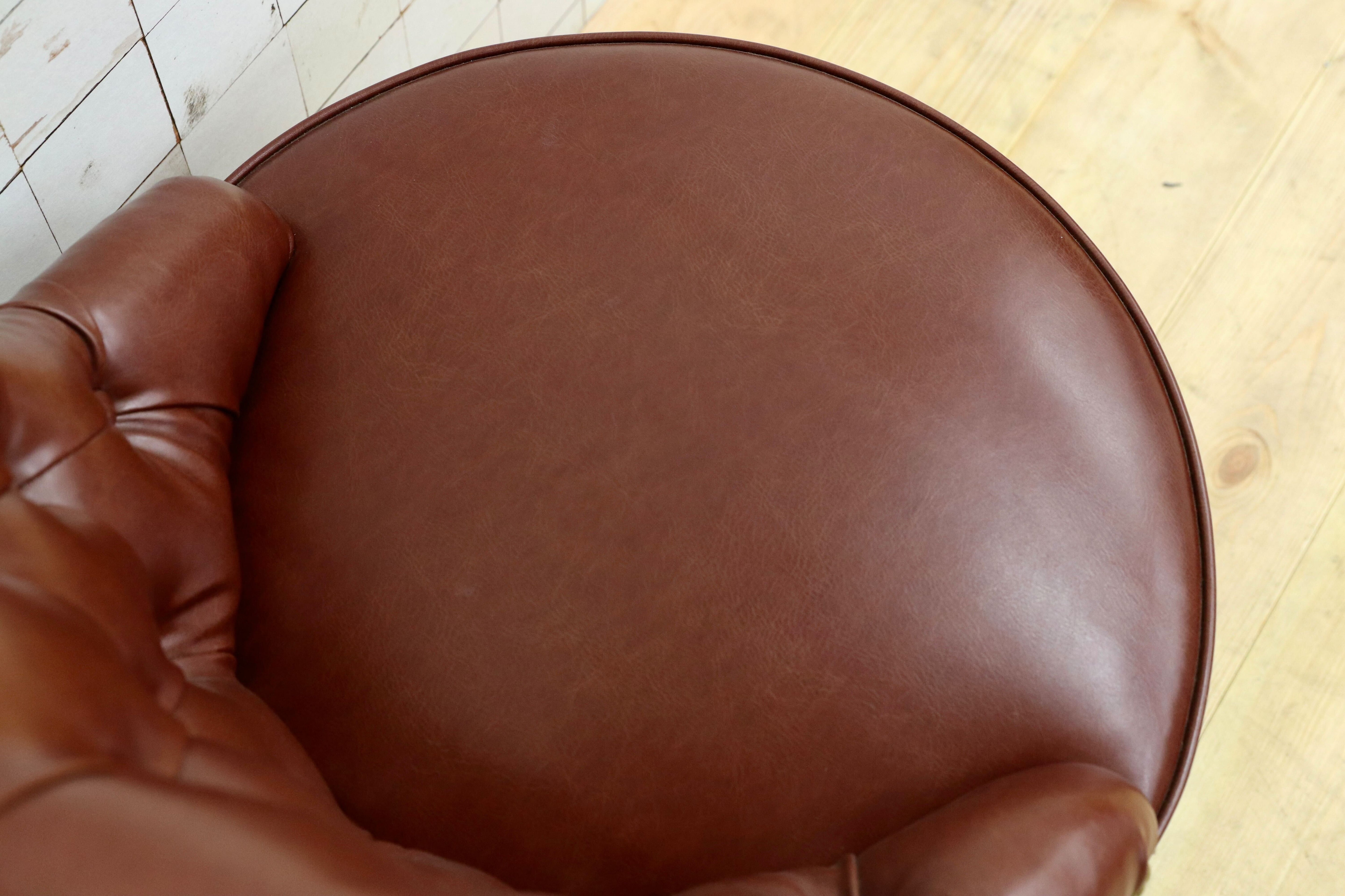 GMHK735B○VARO.S.A. VALENTI / バロッサバレンティ メイトチェア 椅子 スペイン最高峰 本革 クラッシック IDC大塚家具 定価約35万 展示品